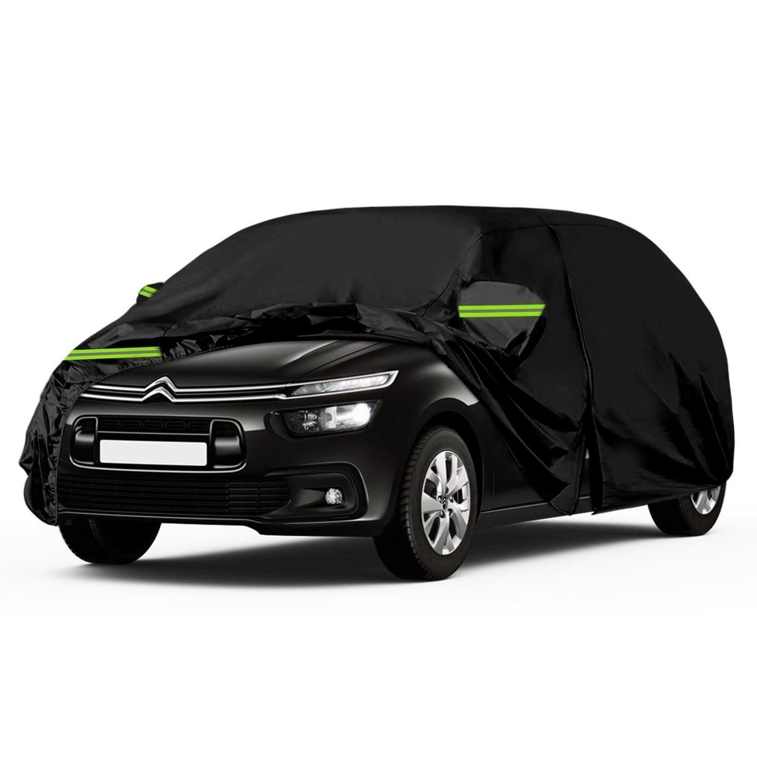 LuxusKollektion Autoplane Autoschutzhülle Schwarz Geeignet für 2006-2022 Citroen C4 Picasso
