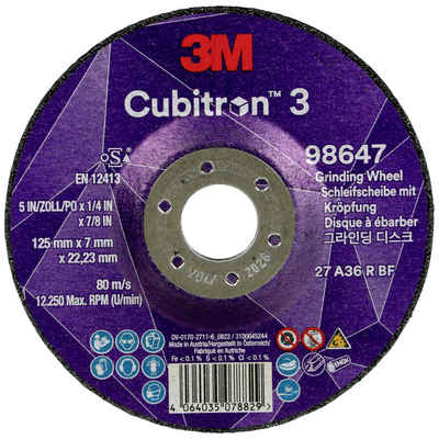 Schruppscheibe Cubitron 98647 Schruppscheibe Durchmesser 125 mm Bohrungs-Ø 22.23 mm, Ø 125.00 mm