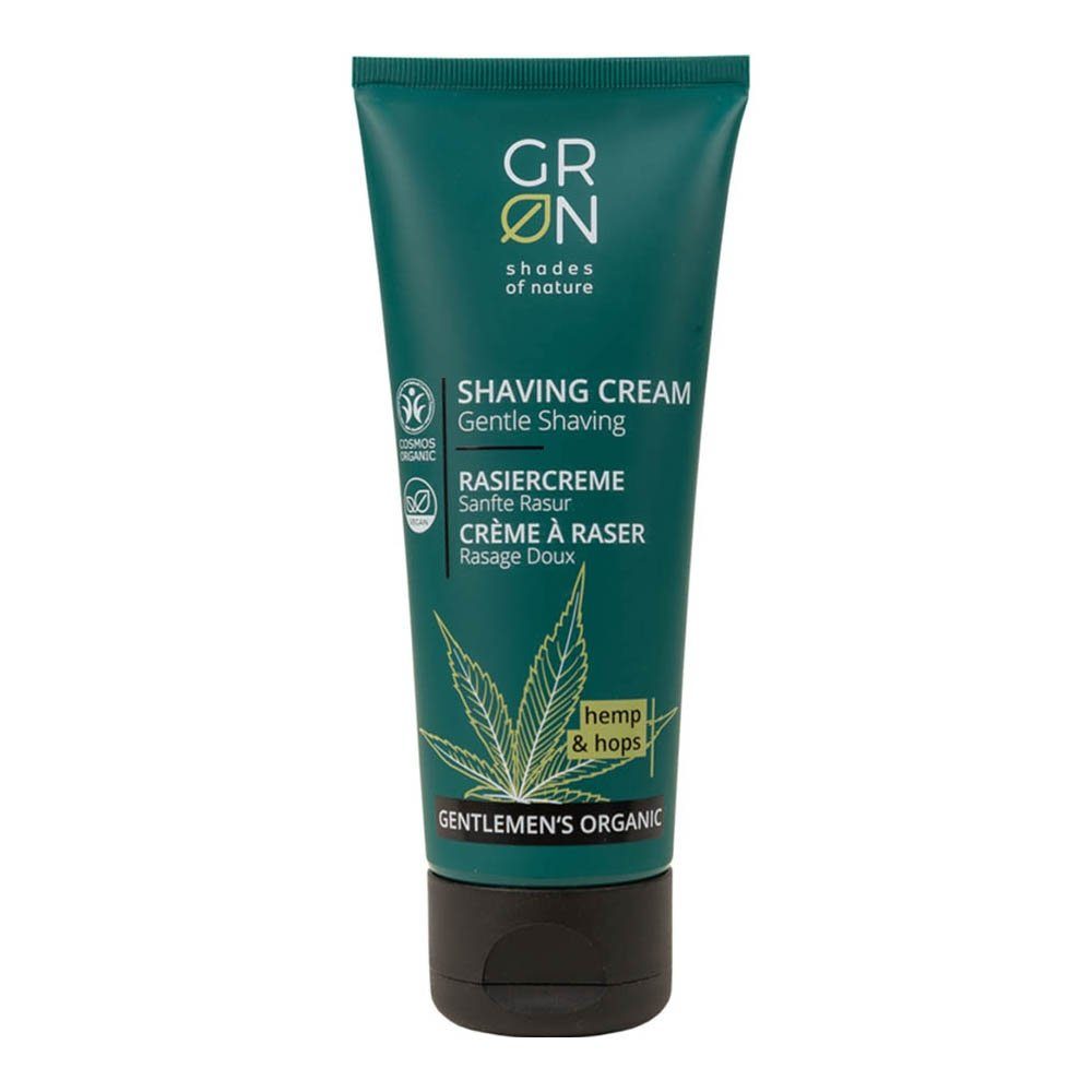 GRN - Shaving Gentlemen's hemp nature - & Cream Rasiercreme 75ml hops of Organic Shades