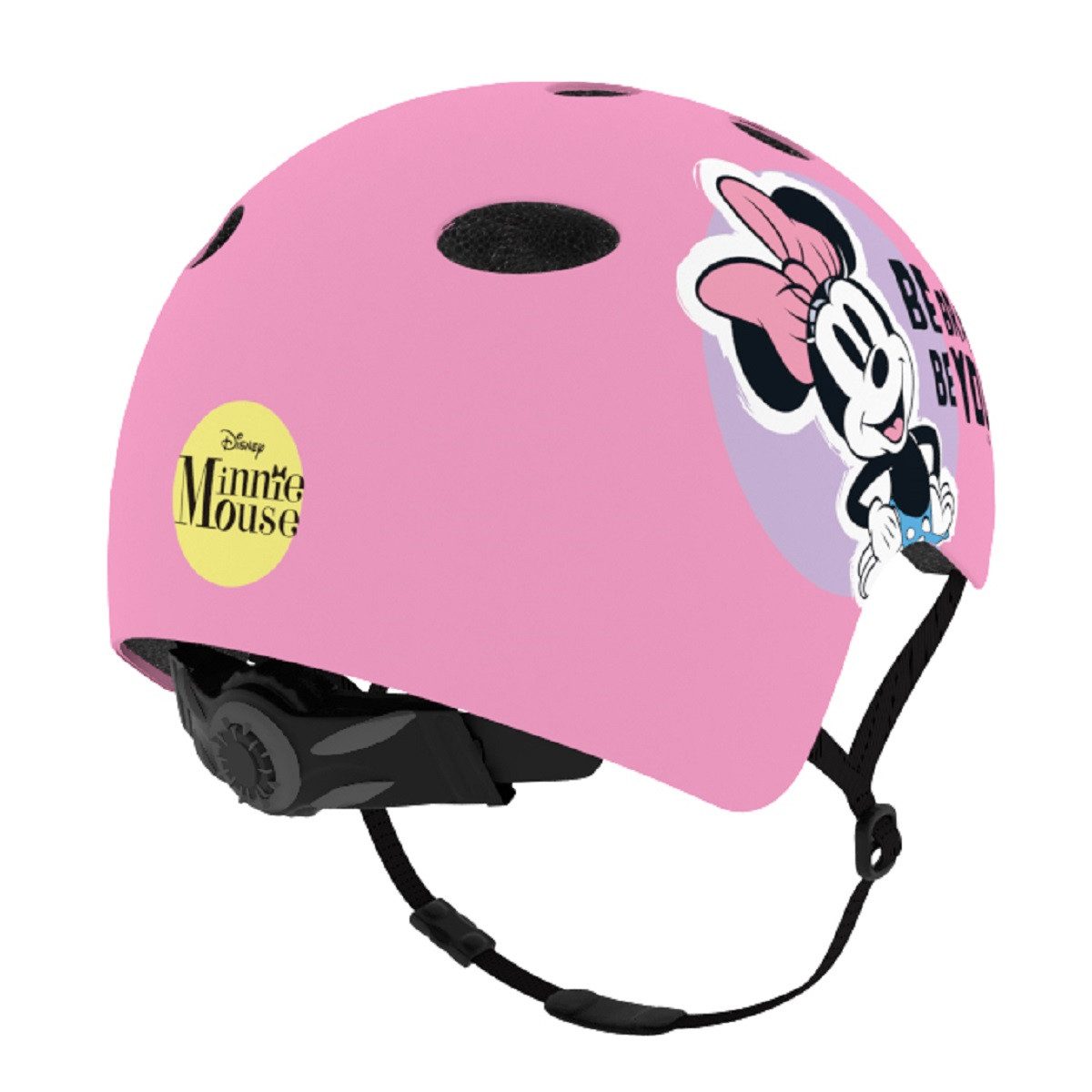 Disney Minnie Mouse Kinderfahrradhelm Kinderhelm – Leichter Helm für Radfahren, Skaten und mehr (52-56 cm) – Bild 4 von 5