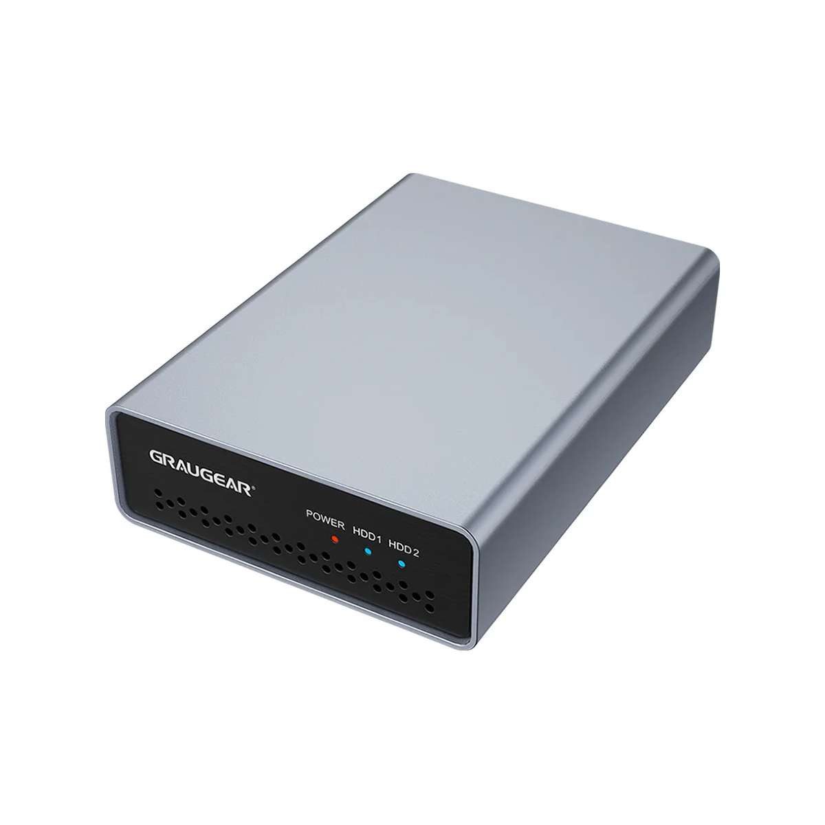 GRAUGEAR Festplatten-Gehäuse GRAUGEAR G-25RD2-AC-10G Speicherlaufwerksgehäuse HDD / SSD-Gehäuse