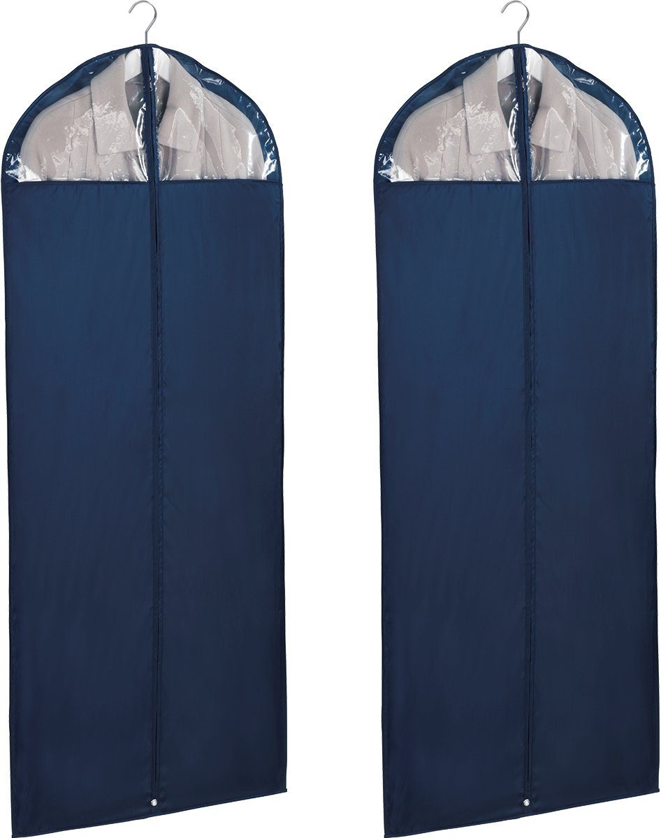 WENKO Kleidersack Modell Business (Set, 2 St) Kleiderhülle mit Sichtfenster & Reißverschluss, abwaschbar, 150x60 cm
