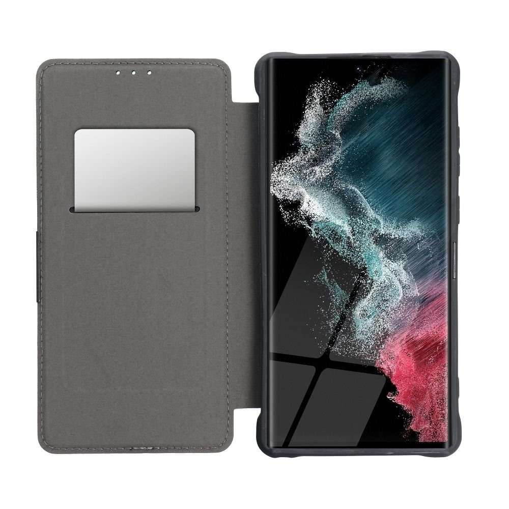 cofi1453 Smartphone-Hülle Handy Tasche "Razor" Buchtasche Hülle Magnet Carbon-Cover