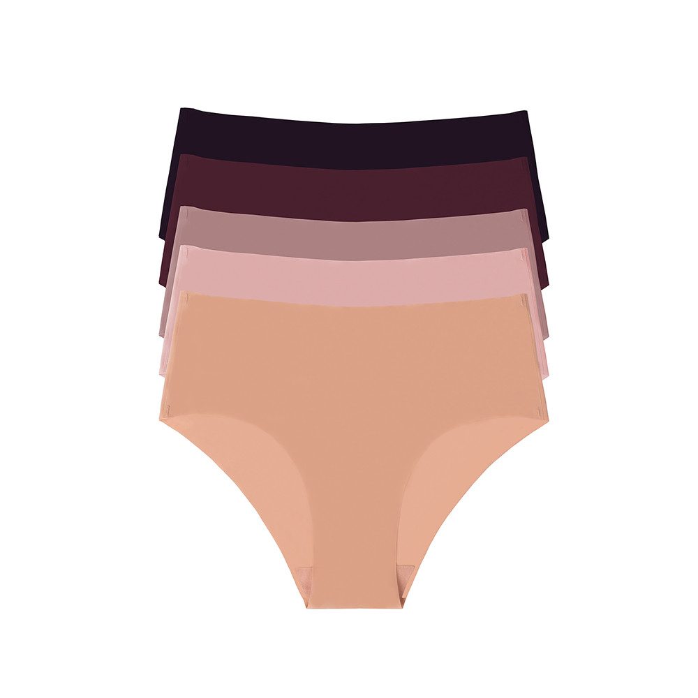OCCULTO Slip Damen Seamless Slip 5er Pack (Modell: Savona) (5-St)