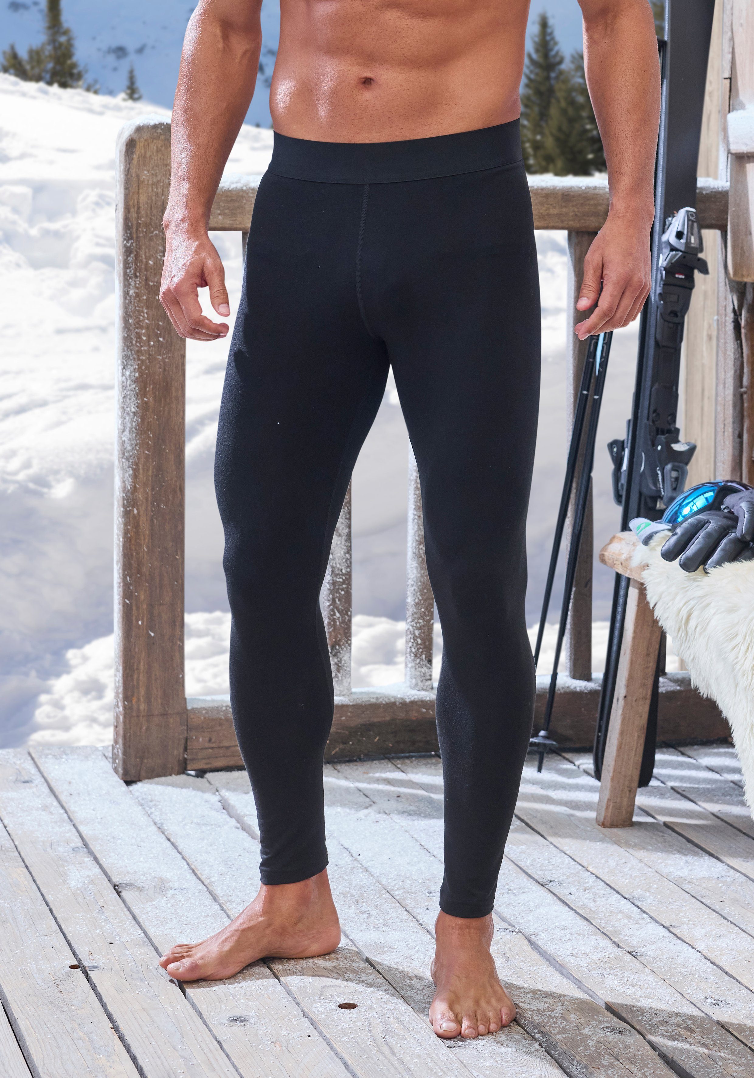 AUTHENTIC LE JOGGER Leggings wärmendem Wollanteil