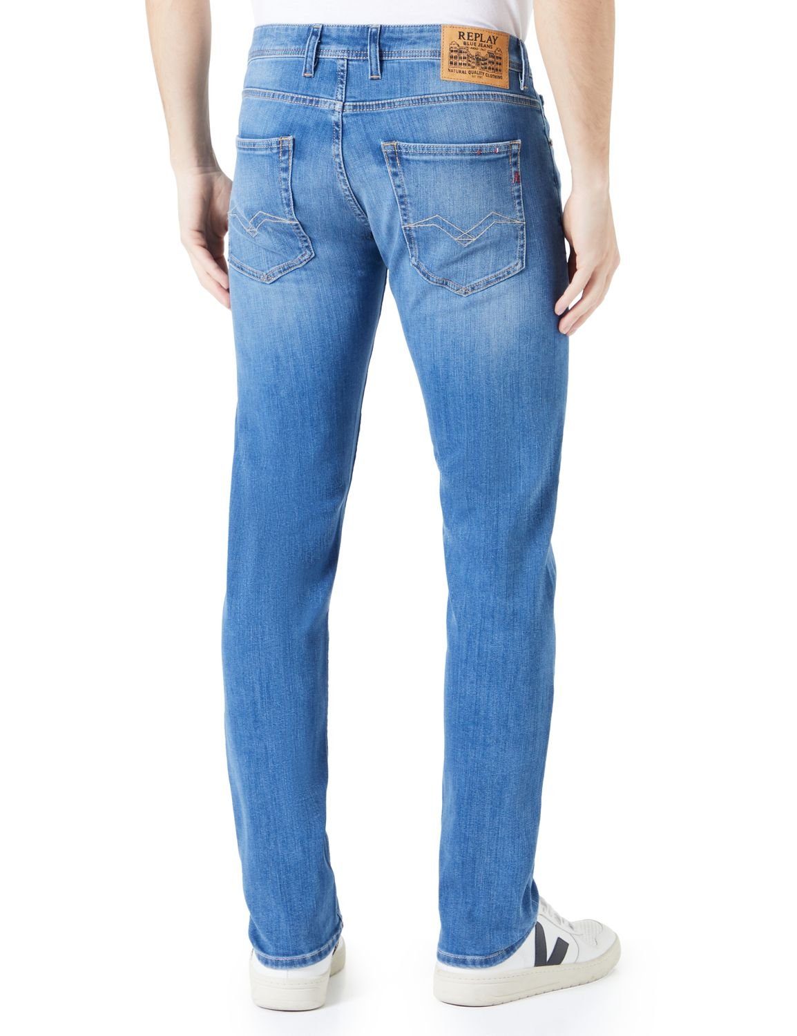 Replay Straight-Jeans GROVER mit Stretch günstig online kaufen