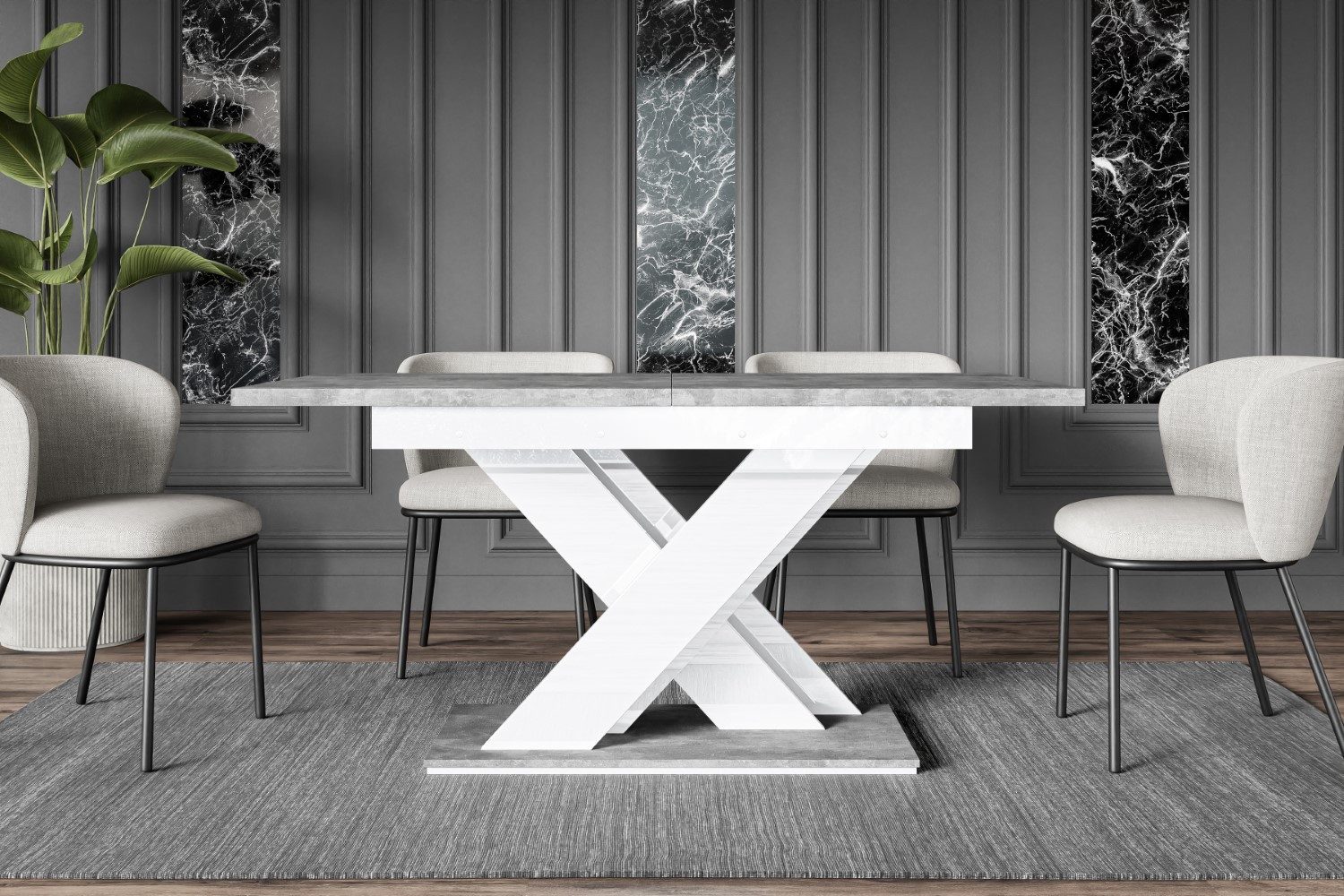 ALTDECOR Esstisch RONX (Esstisch ausziehbar, Esszimmertische, Tisch Wohnzim günstig online kaufen