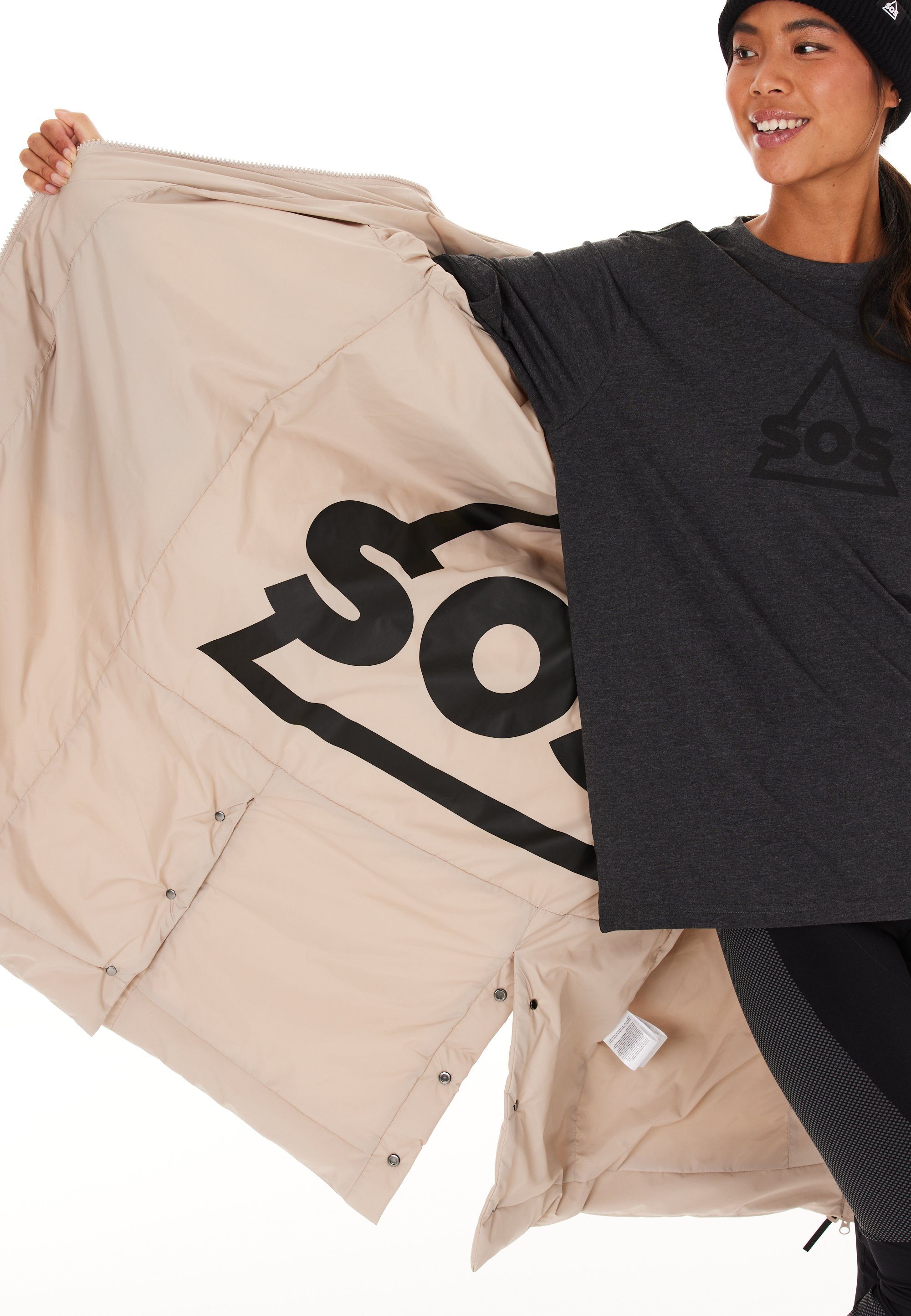 SOS Outdoorjacke Vars mit praktischer Druckknopf-Verstellung