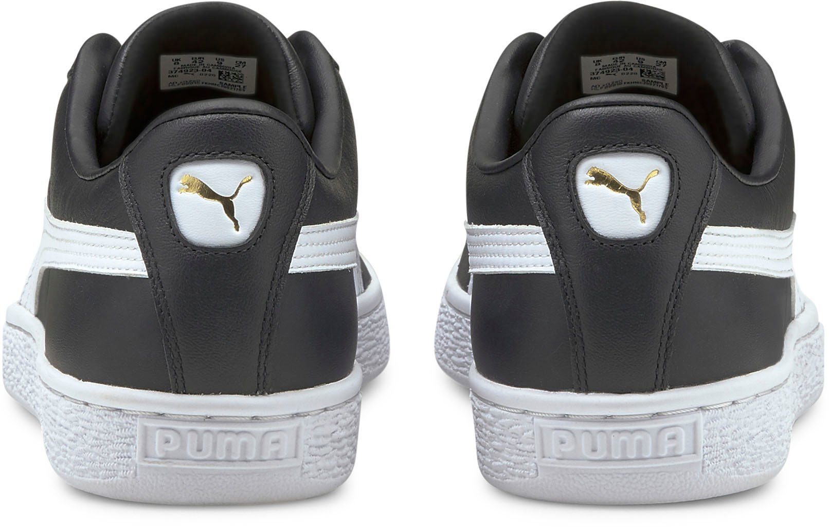 XXI Classic Sneaker White Black PUMA Basket