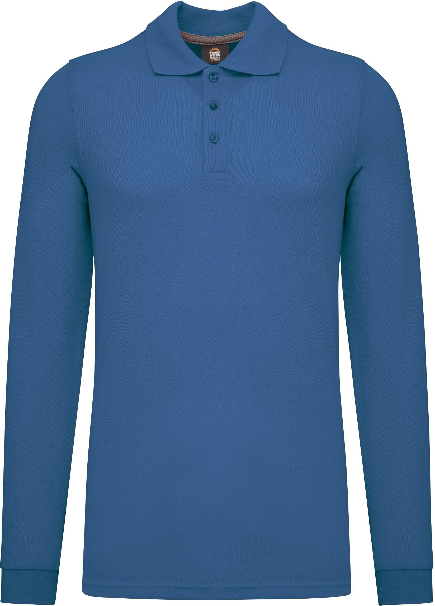 WK. Designed To Work Langarm-Poloshirt Polohemd mit langen Ärmeln Herren günstig online kaufen