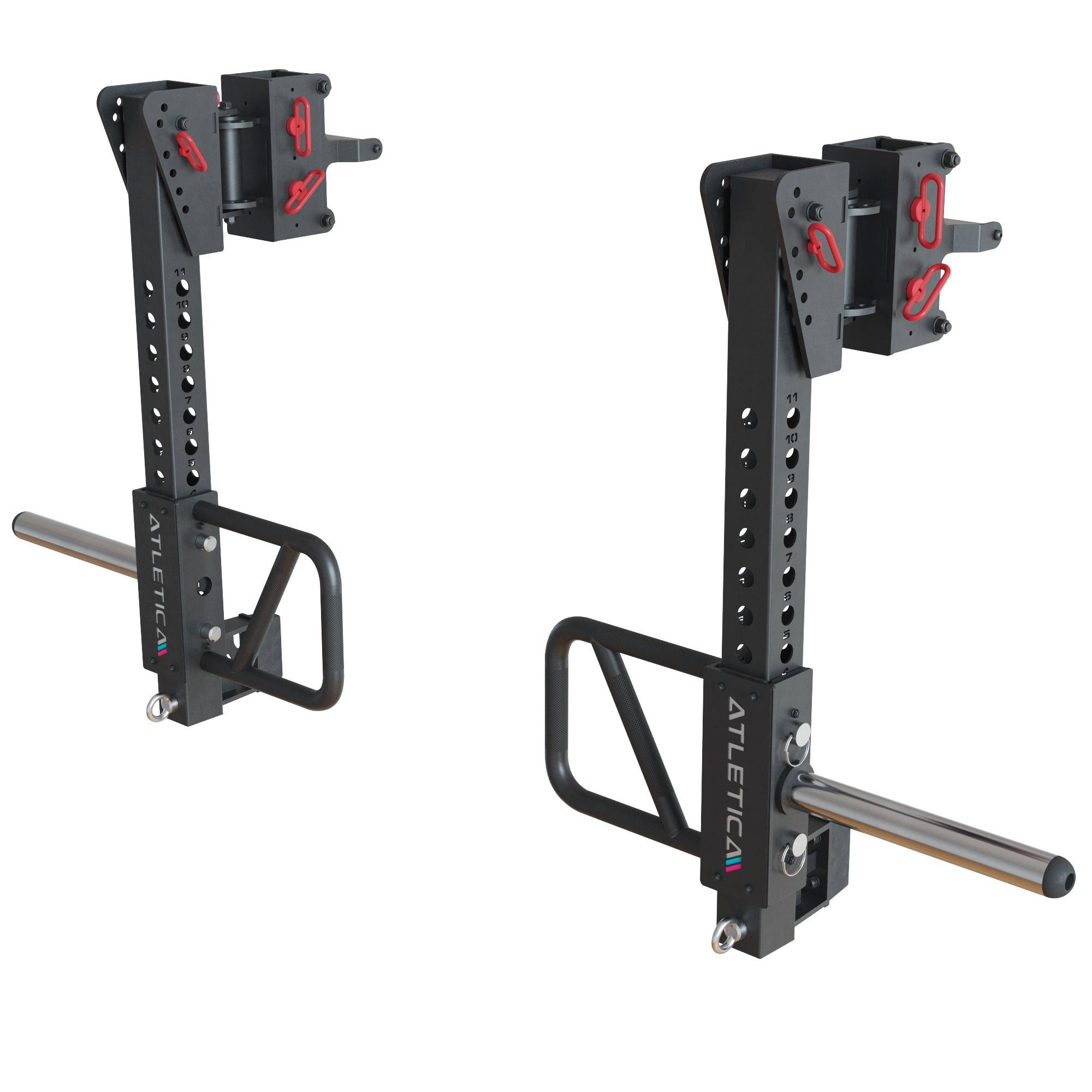 ATLETICA Power Rack R8-Jammer Arms, 75x75x3 54 Stahlprofil, mm kg, 110 cm