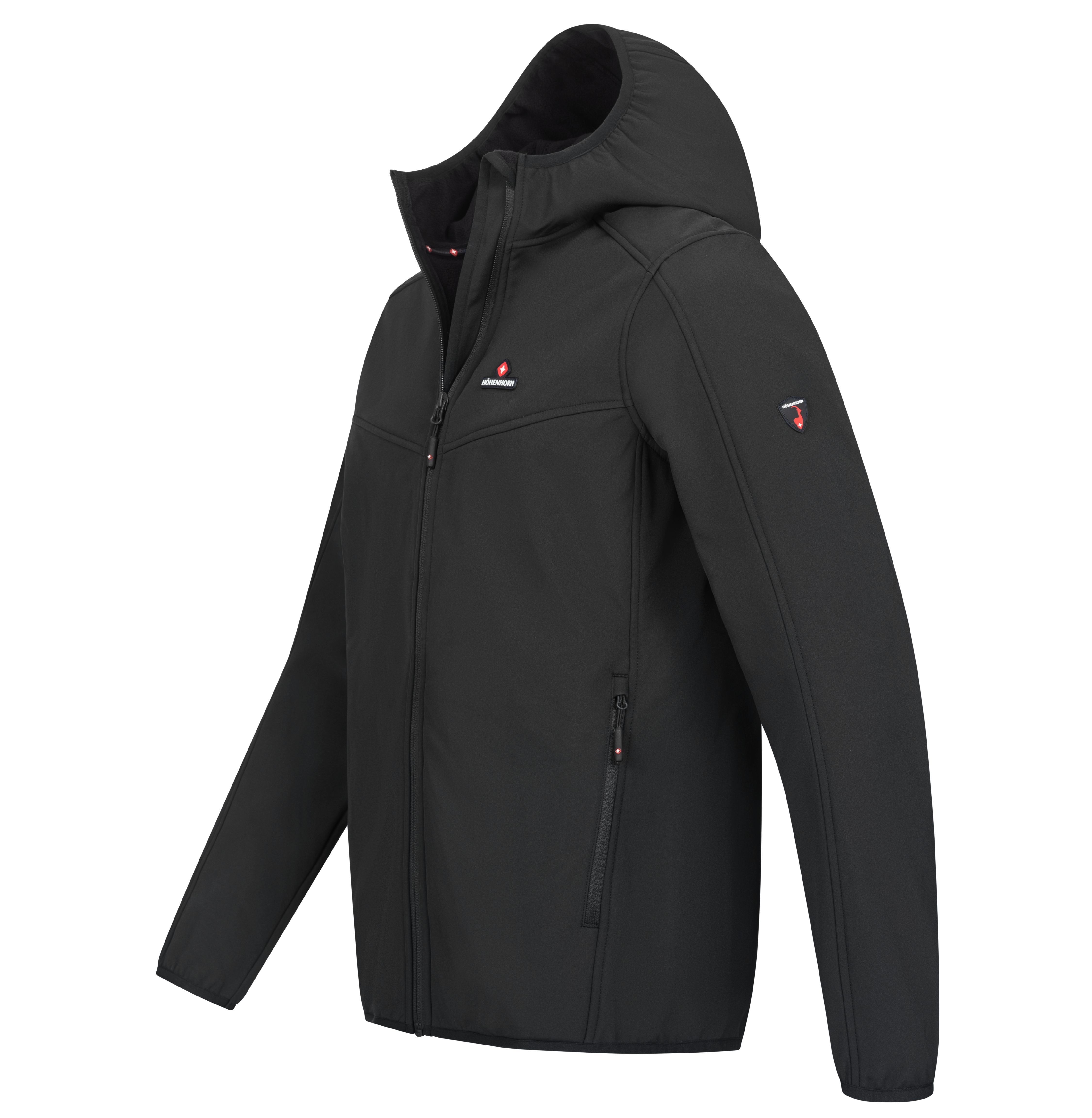 Höhenhorn Softshelljacke Alpberg Herren leichte Jacke für Männer Outdoor Übergangsjacke Microfleece-Innenfutter, Atmungsaktiv