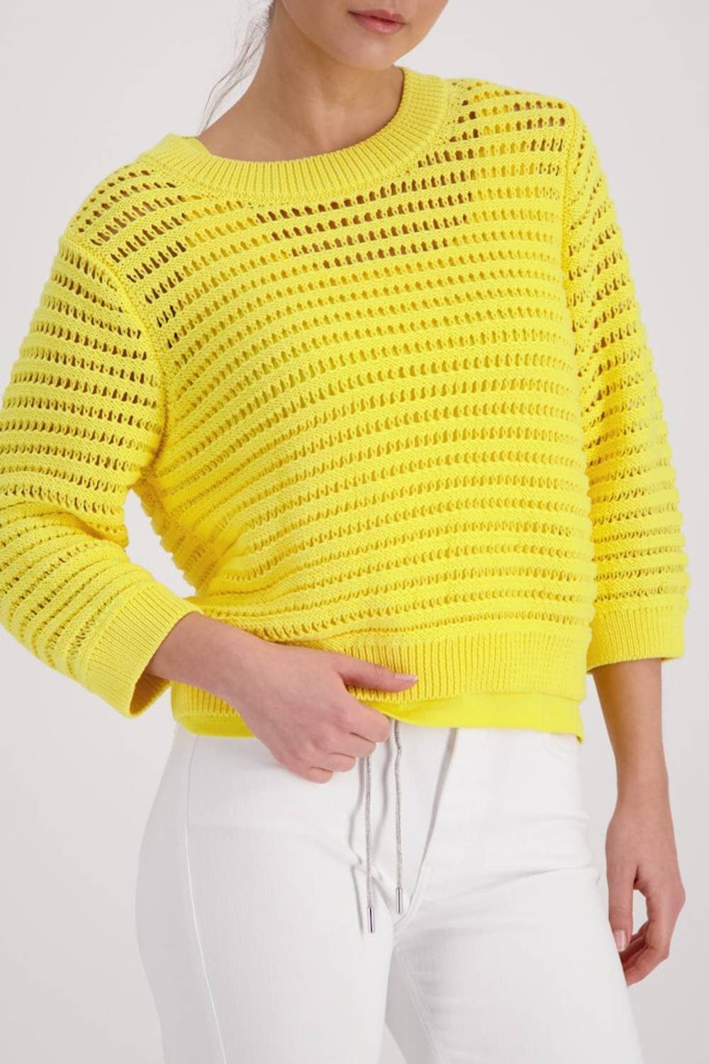 Monari Rundhalspullover