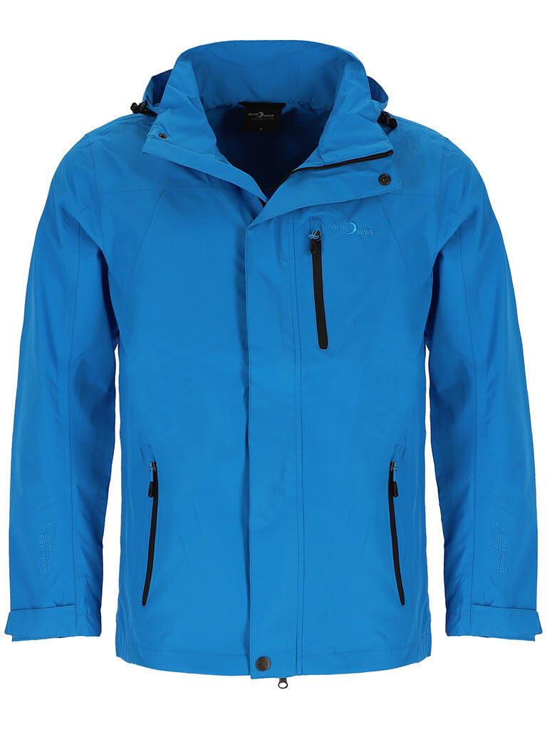 Blue Wave Funktionsjacke Jupp Herren Outdoor-Jacke Jupp mit Kapuze - Wasserdicht und winddicht