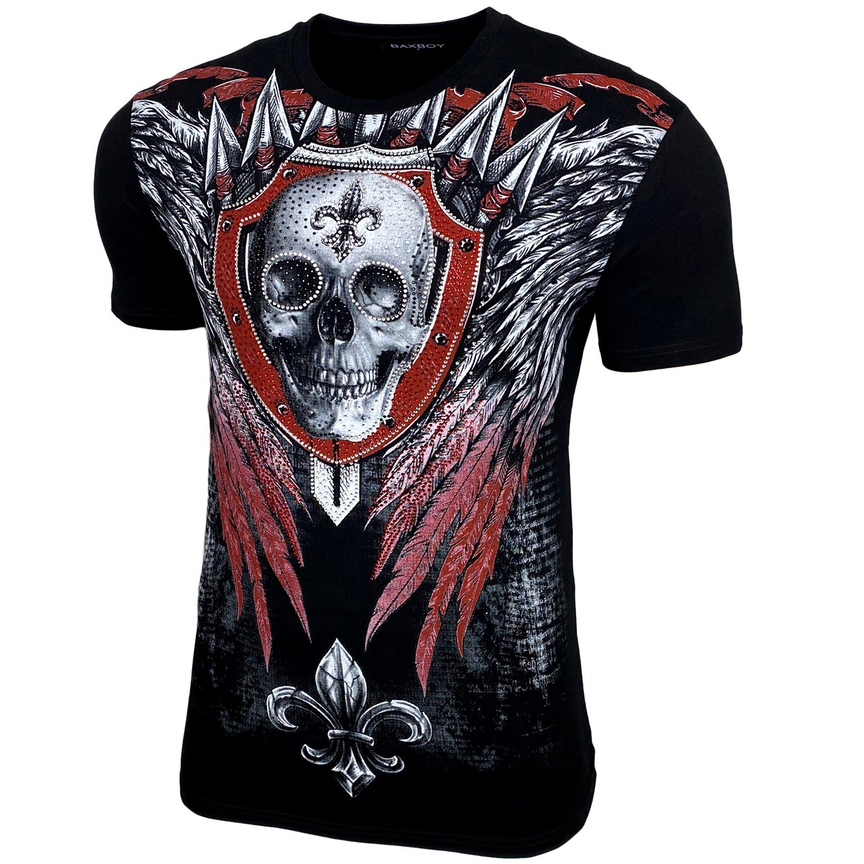 Baxboy T-Shirt Baxboy Totenkopf T-Shirt