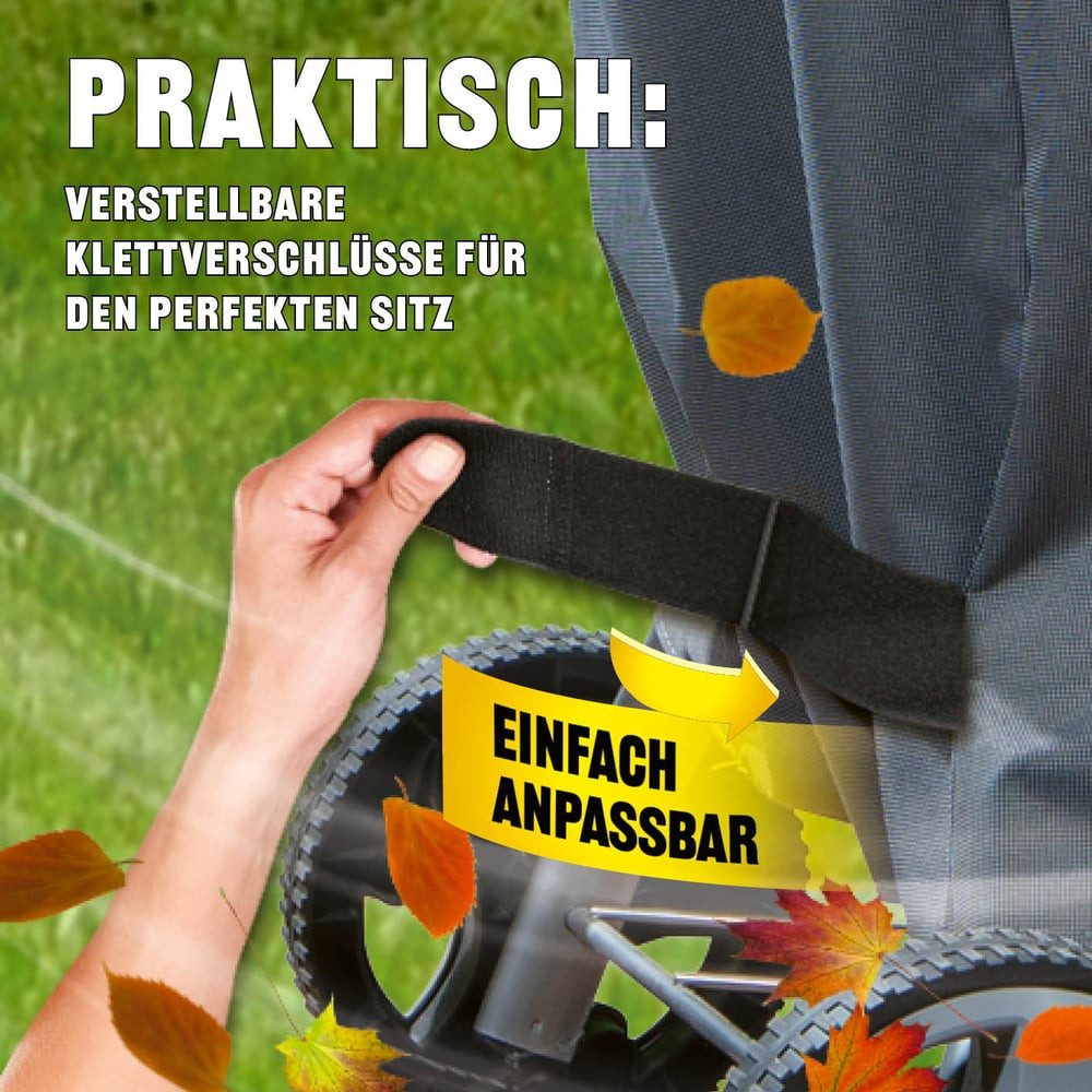 LANDMANN Grillabdeckhaube Wetterschutzhülle 90x70x70cm, Premium wasserdicht UV-beständig, atmungsaktiv & kältebeständig – Bild 5 von 5