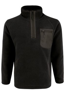 Indicode Fleecejacke IDTrout Herren Fleecejacke mit Stehkragen