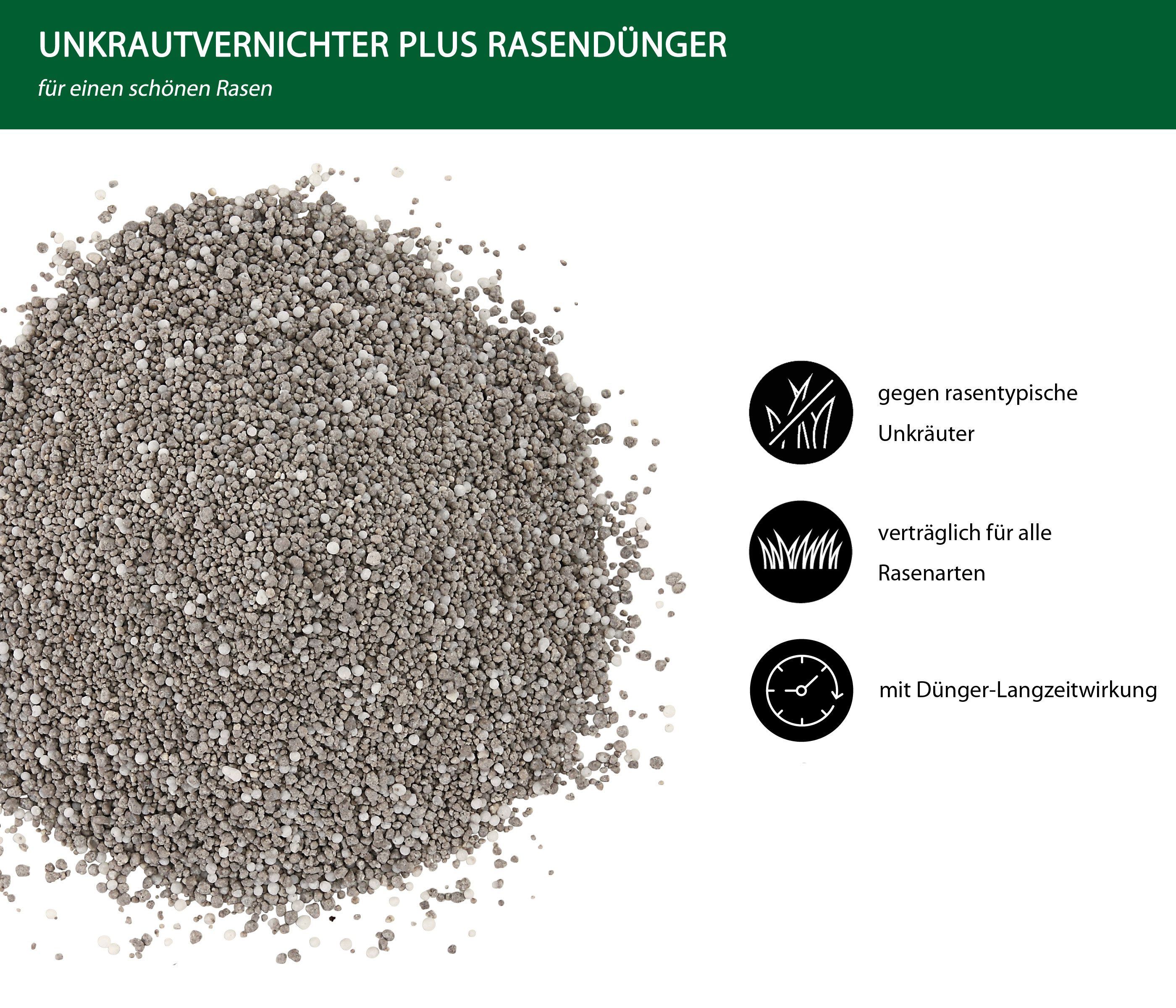 Dehner Rasendünger Unkrautvernichter plus Rasendünger, 5kg günstig online kaufen