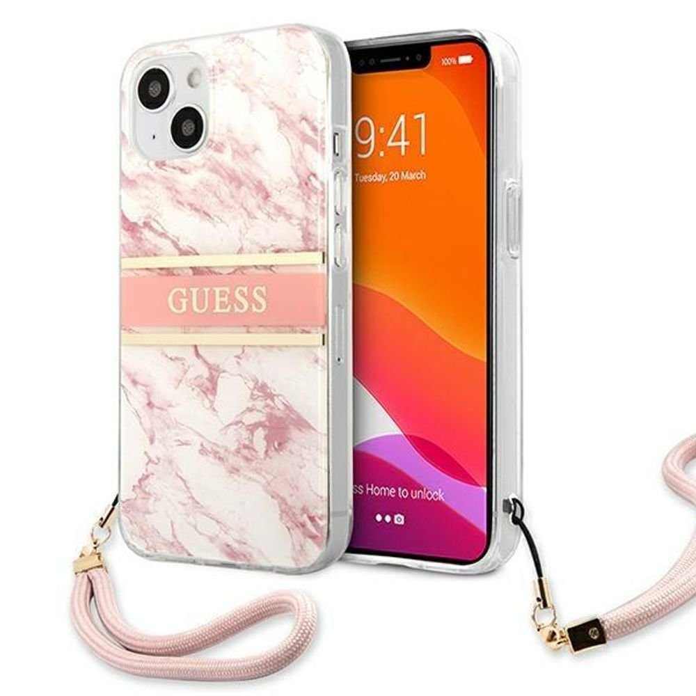 Guess Handyhülle Guess GUHCP13SKMABPI iPhone 13 mini 5,4 rosa / ros