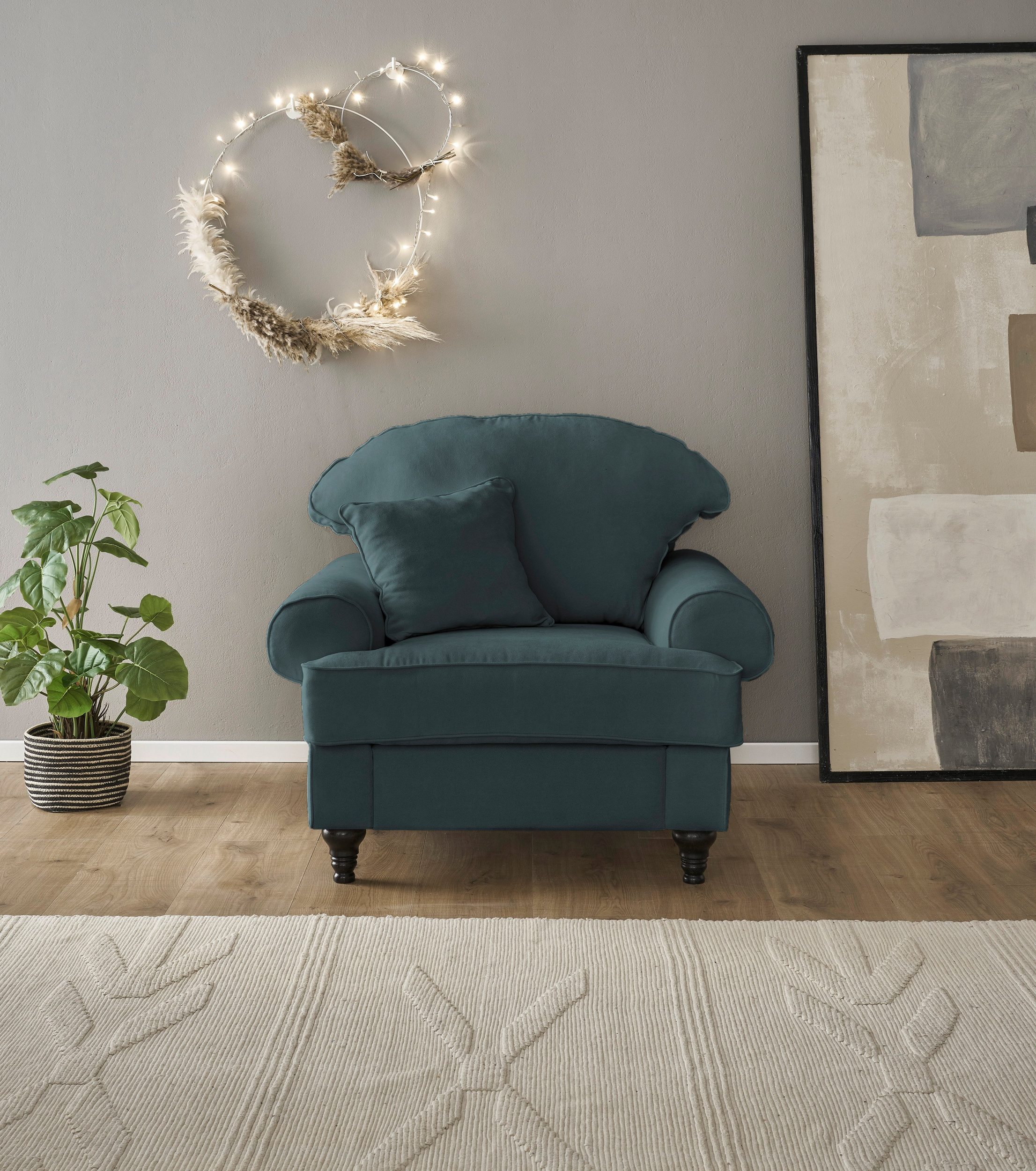 HOME AFFAIRE Sessel WESTMINSTER - Einrichtungsbeispiel