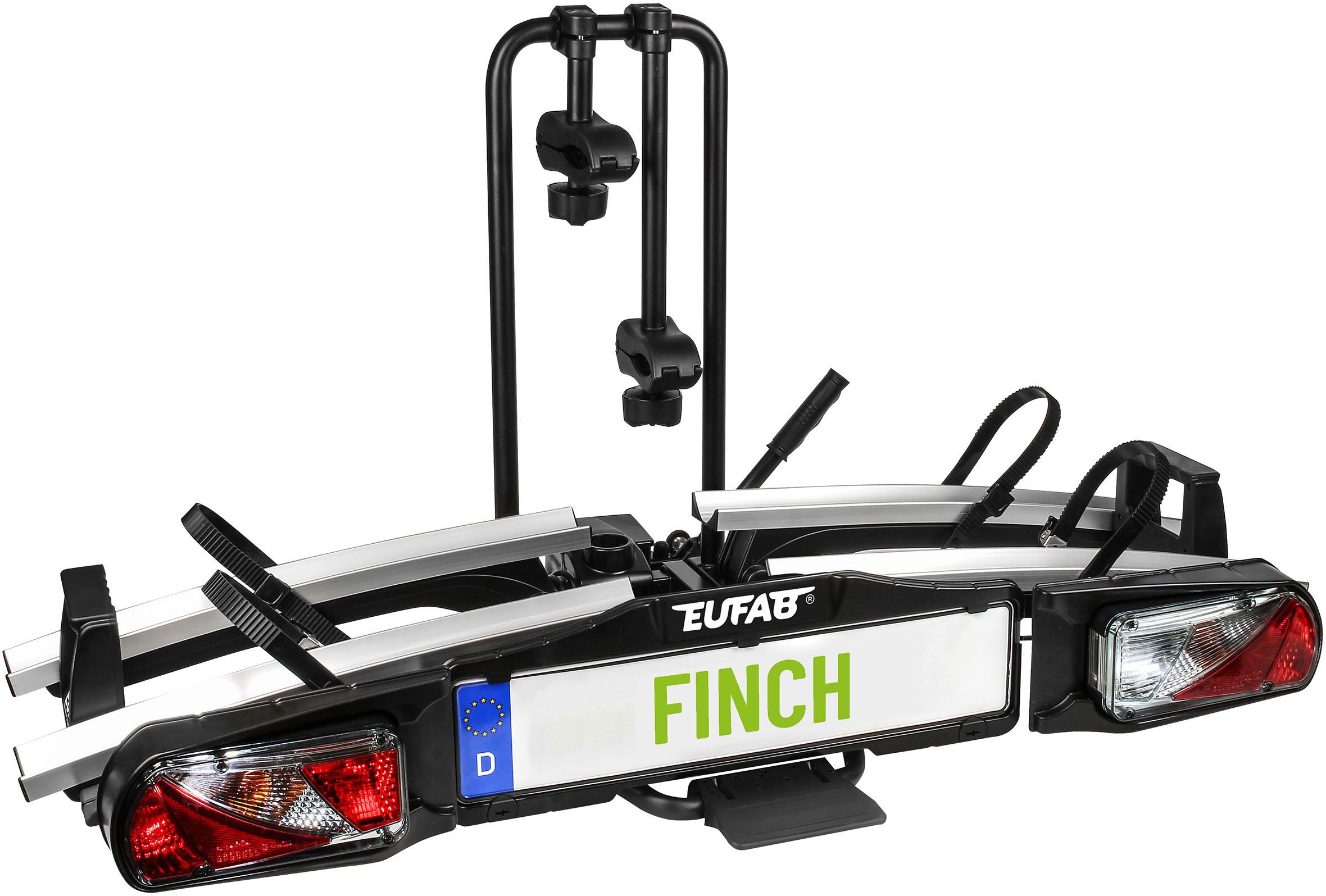 EUFAB Kupplungsfahrradträger Fahrradträger FINCH für 2 Fahrräder, für max. 2 Räder