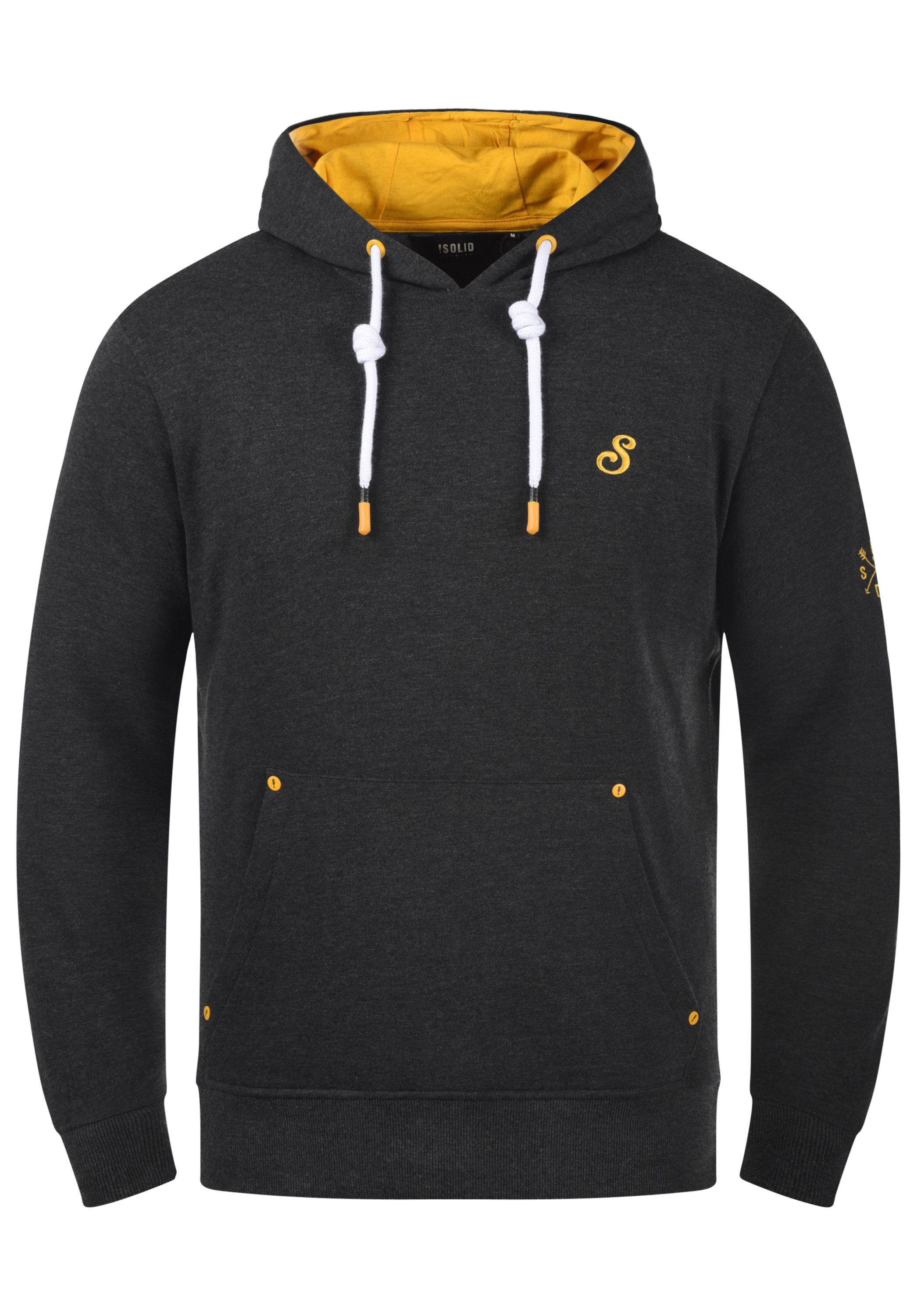 !Solid Hoodie SDKenan Kapuzensweatshirt mit kontrastreichen farblichen Details