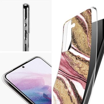CoolGadget Handyhülle Marmor Slim Case für Samsung Galaxy S22 Plus 6,6 Zoll, Hülle Dünne Silikon Schutzhülle für amsung S22+ Hülle