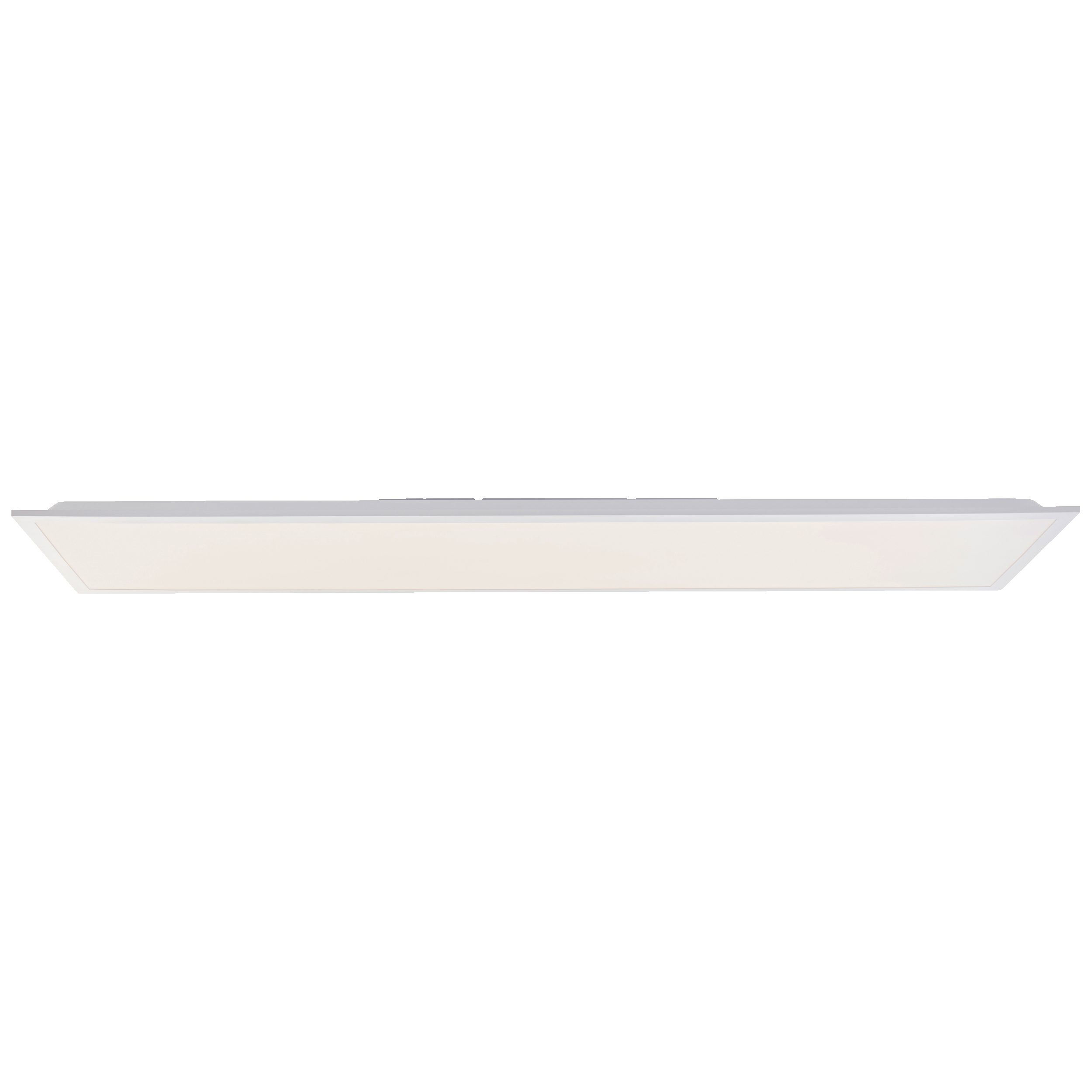 Lightbox LED Panel, CCT - über Fernbedienung, LED fest integriert, warmweiß - kaltweiß, LED Deckenaufbau-Paneel, 120x30 cm, 4200 lm, dimmbar, 3000-6500K, weiß