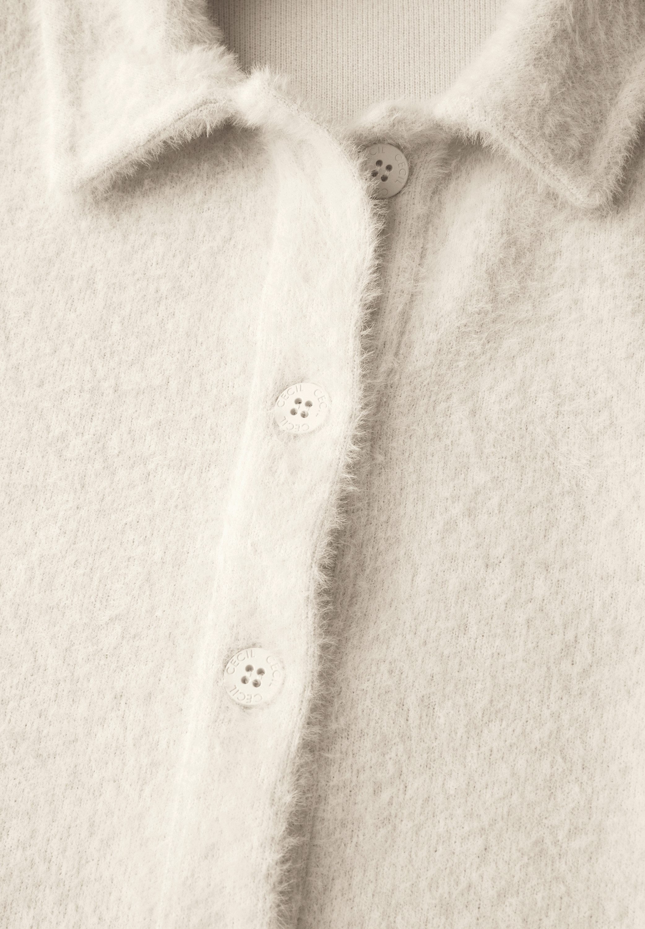 CECIL Cardigan aus softem Materialmix