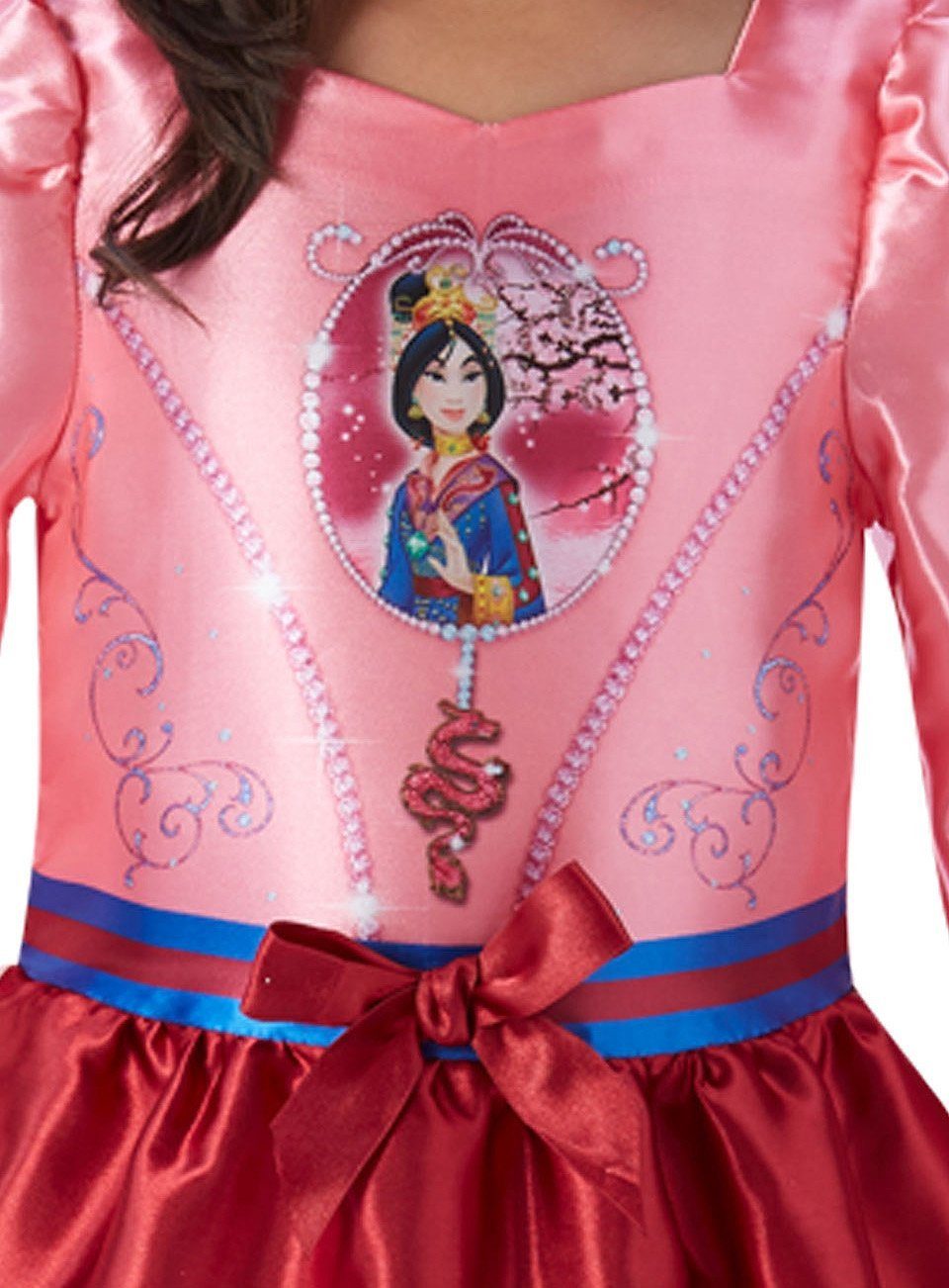Rubie´s Prinzessin-Kostüm Disney Prinzessin Mulan - Faschingskostüm Kinder, Klassische Märchenprinzessin aus dem Disney Universum