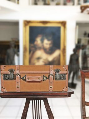 Aubaho Koffer Oldtimer Holzkoffer im Antik-Stil Koffer Holz Nostalgie Kiste Vintage