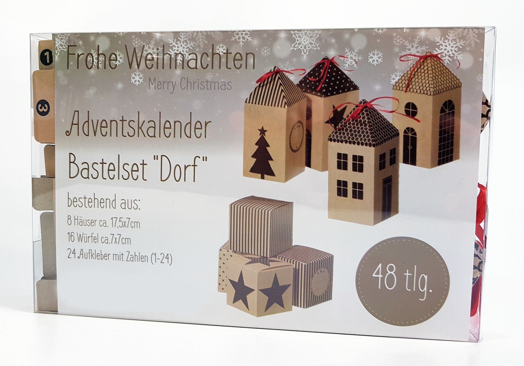 Spetebo befüllbarer Adventskalender Adventskalender mit 24 Boxen zum selber Befüllen, zum befüllen