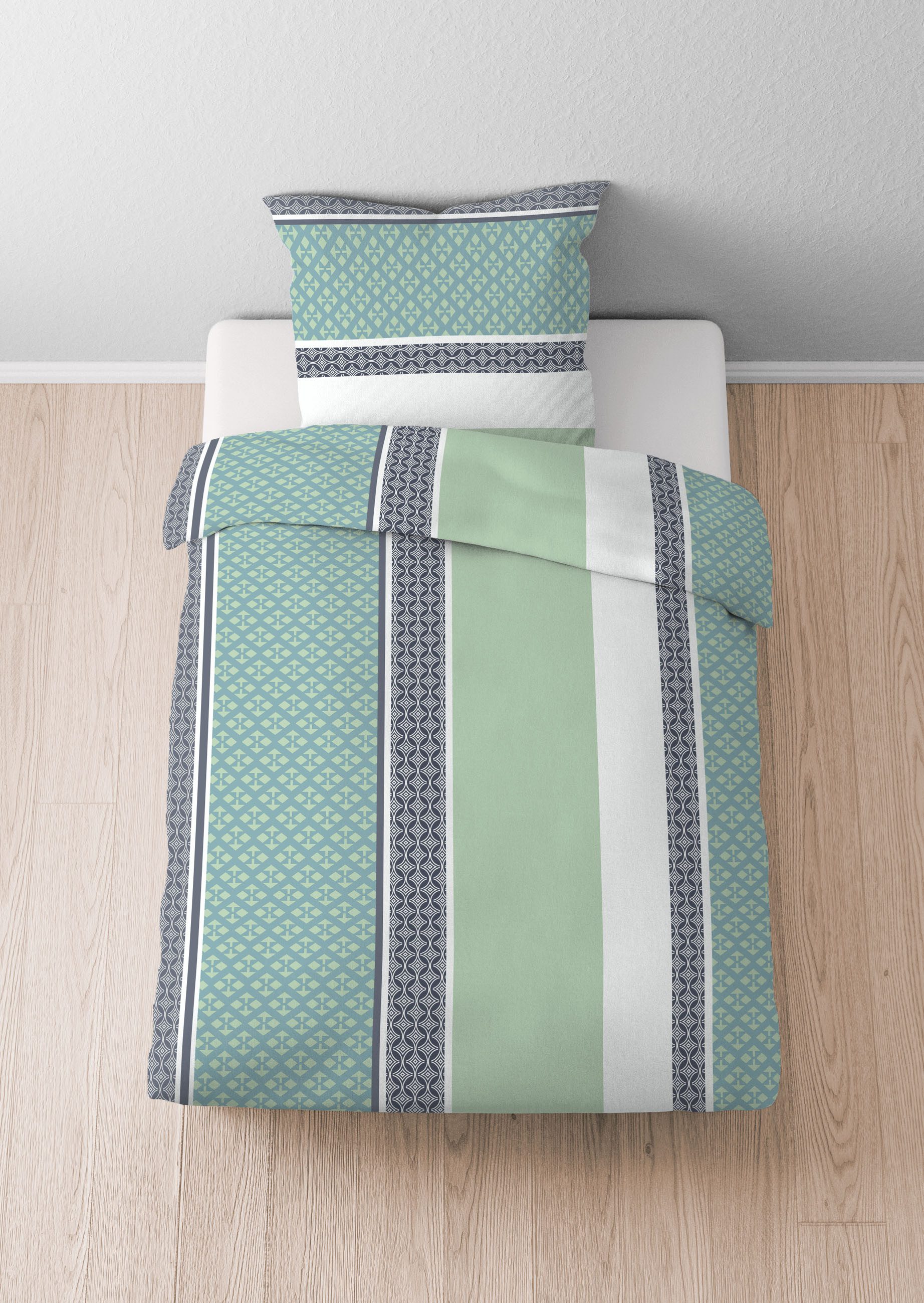 Castell - Markenbettwäsche Bettwäsche 0380839, Fleece, 2 teilig, Nicki, kus günstig online kaufen