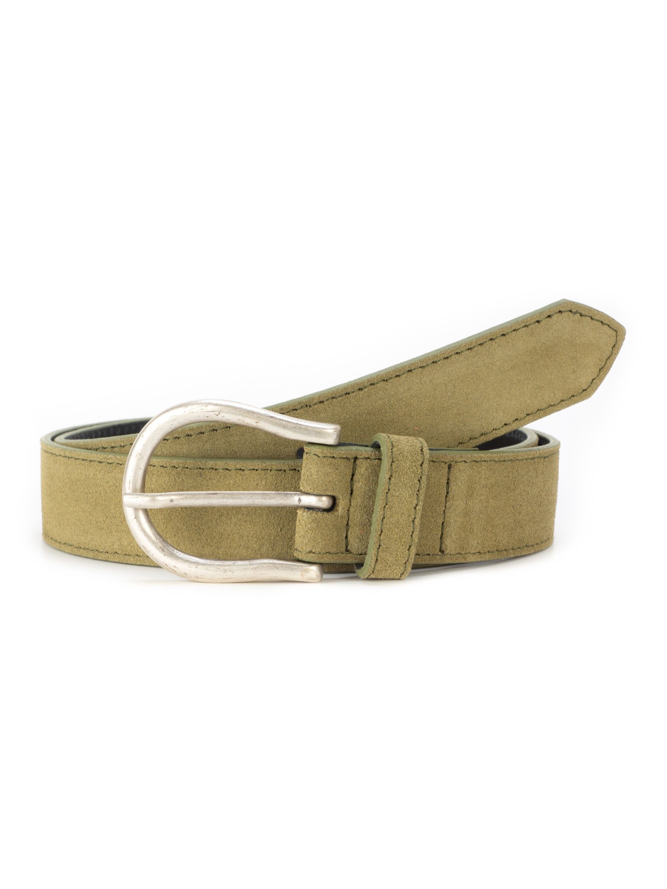 BA98-Cologne Ledergürtel aus weichem Velour-Leder günstig online kaufen