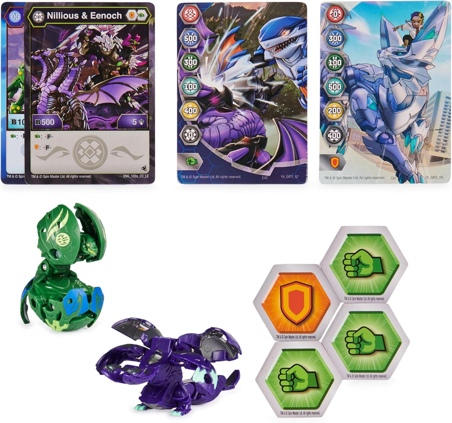 Spin Master Actionfigur Bakugan Legends 2023 Baku-Tin Metall-Aufbewahrungsbox exklusiv 6+