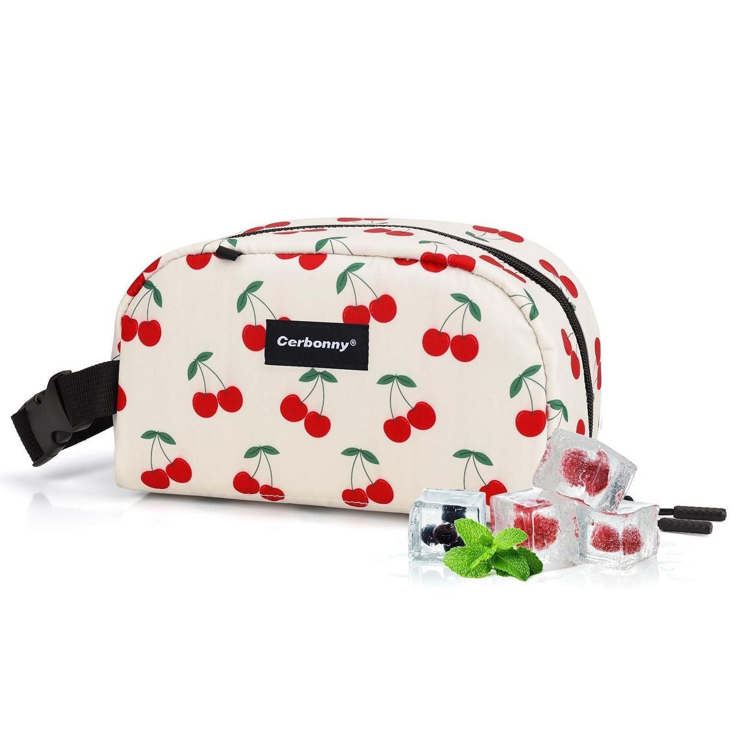 LuxusKollektion Kühltasche Kühltasche gefrierbar isoliert Schule Arbeit Reisen Kinder Cherry