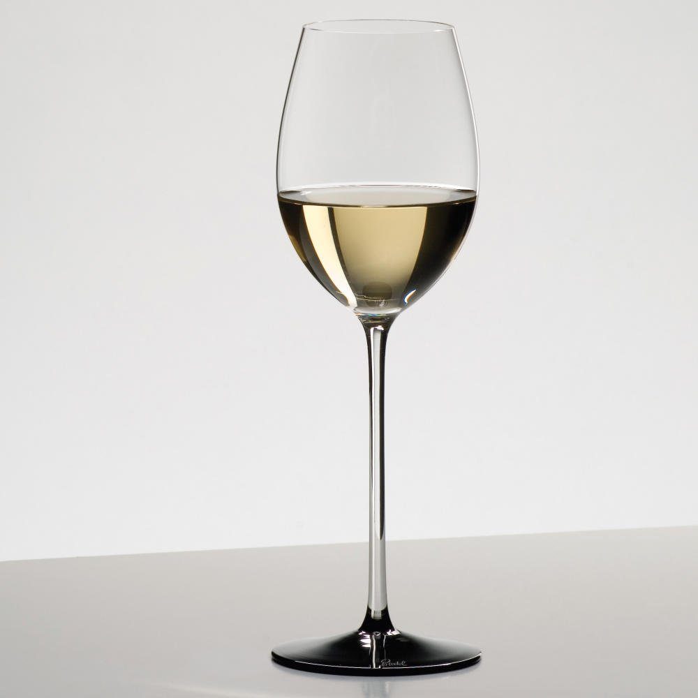 RIEDEL Glas Weißweinglas Sommeliers Black Kristallglas Loire, Tie