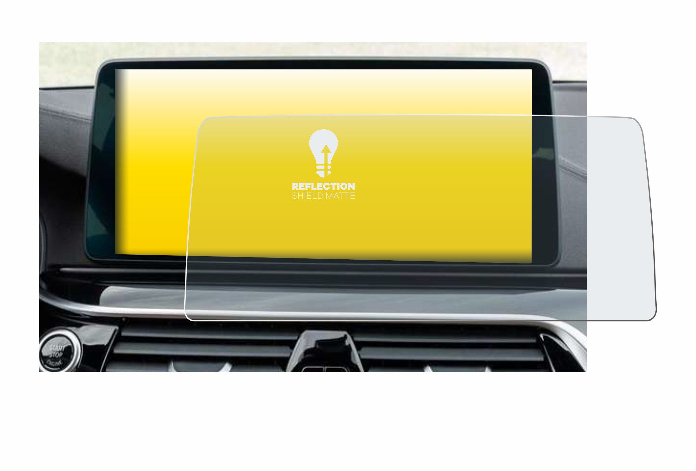upscreen Displayschutzfolie Schutzfolie für BMW Facelift G31 (LCI) (2021) 12.3", Displayschutz Schutz Folie Matt Entspiegelungsfolie