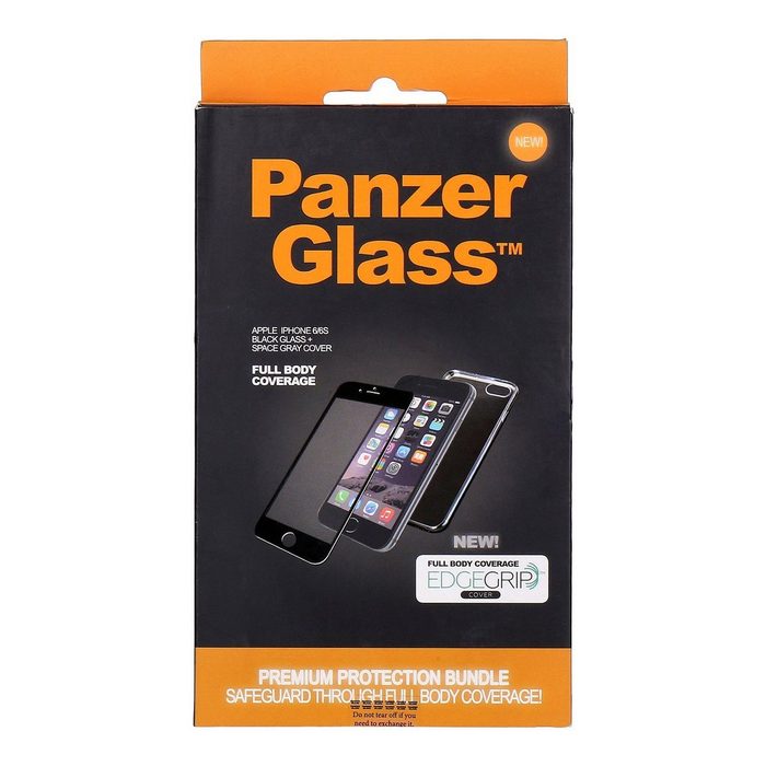 PanzerGlass Handyhülle Apple iPhone 6/6s Full Body Coverage Displayschutz schwarz