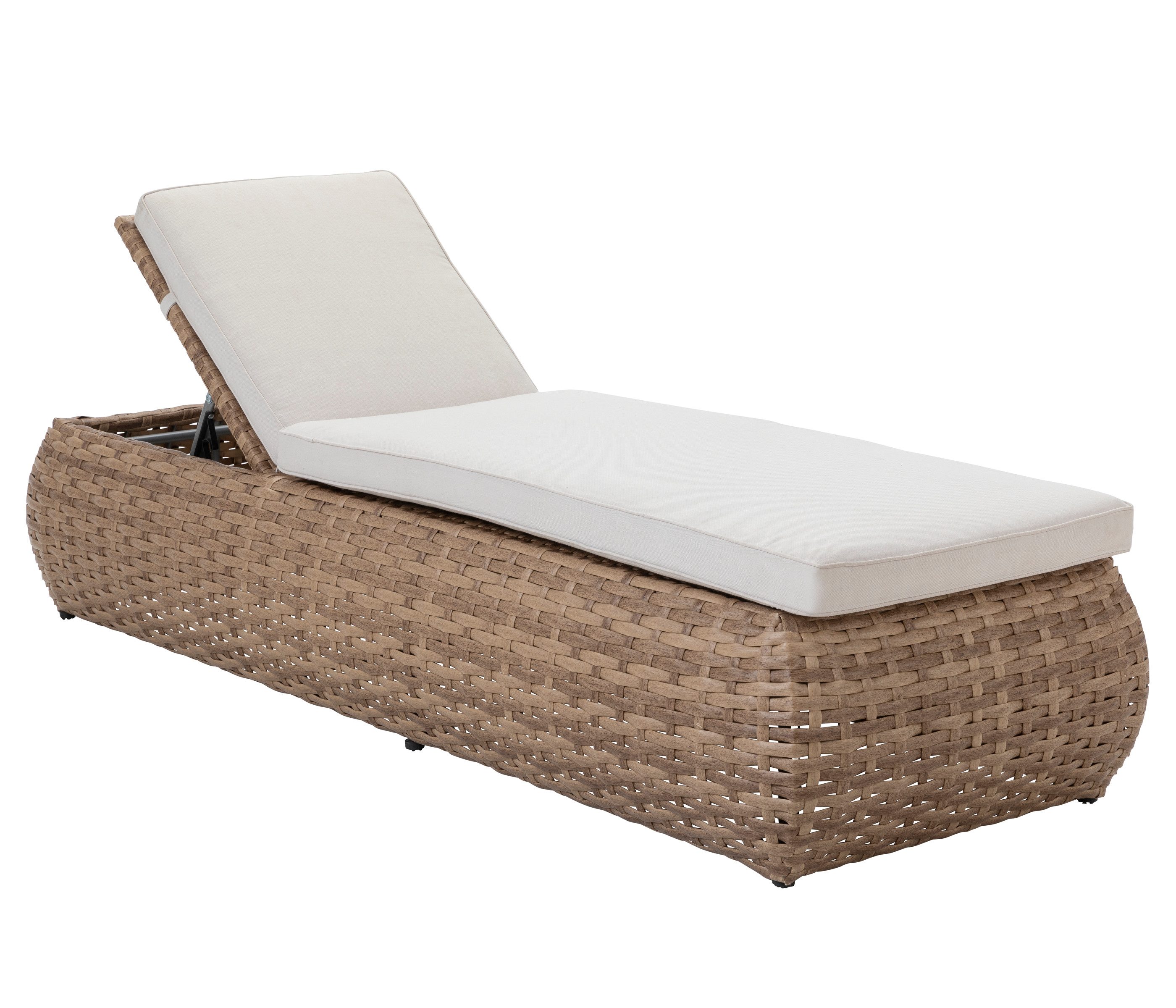 Dehner Gartenlounge-Set Gartenliege Tulum, mit verstellbarem günstig online kaufen