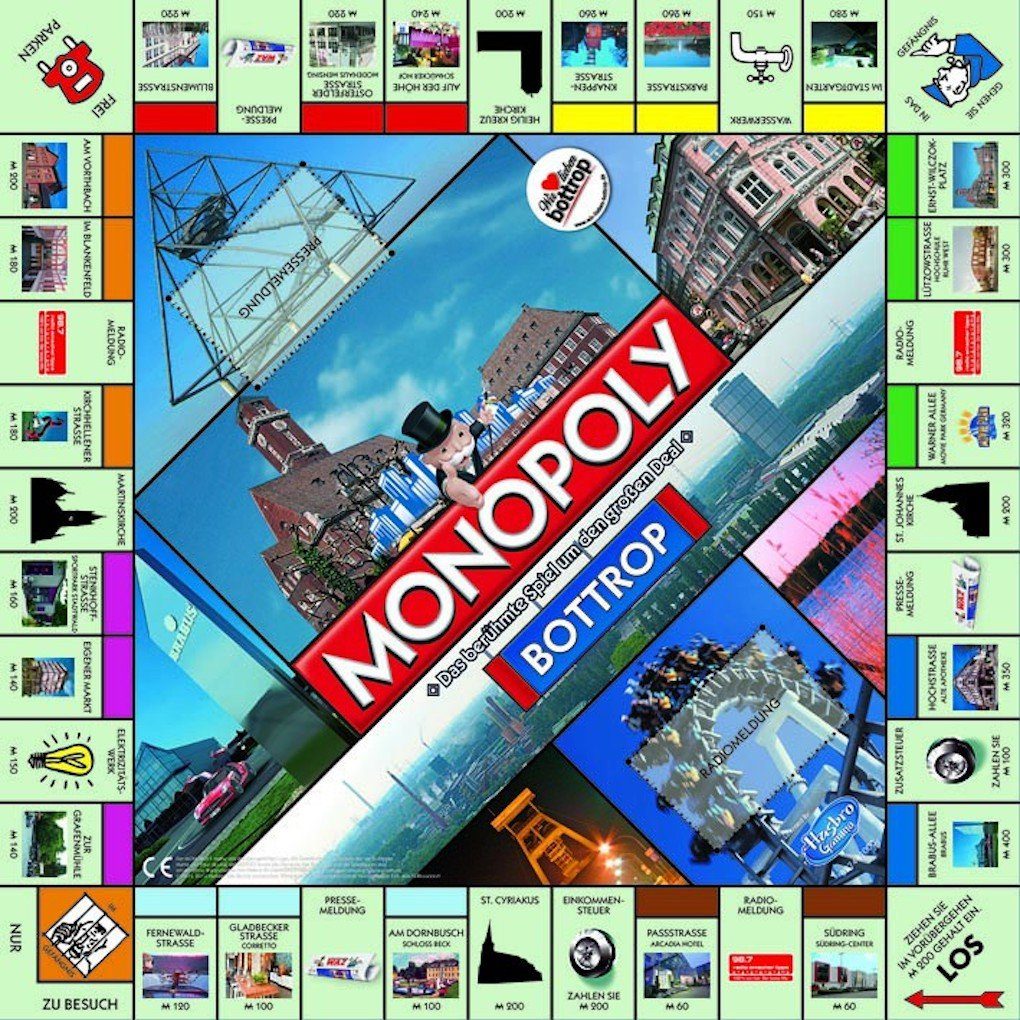 Winning Moves Spiel Monopoly Bottrop, Brettspiel