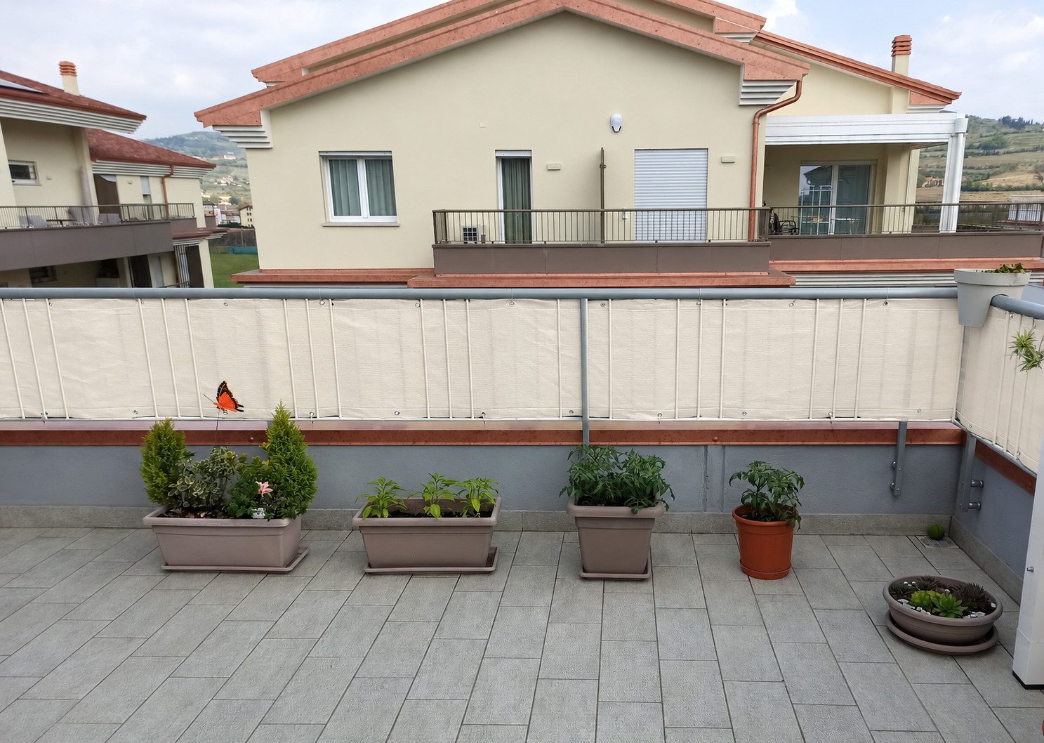 Dr. THIEL Balkonsichtschutz Sichtschutz Windschutz Sonnenschutz Balkon Balkonverkleidung Brüstung