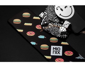 MIONIX Tastatur-Handballenauflage Long Pad Black Wrist-Rest Handballen-Auflage, Handgelenkauflage, PC Laptop Tastatur, Maus-Pad, Frisches Design-Motiv