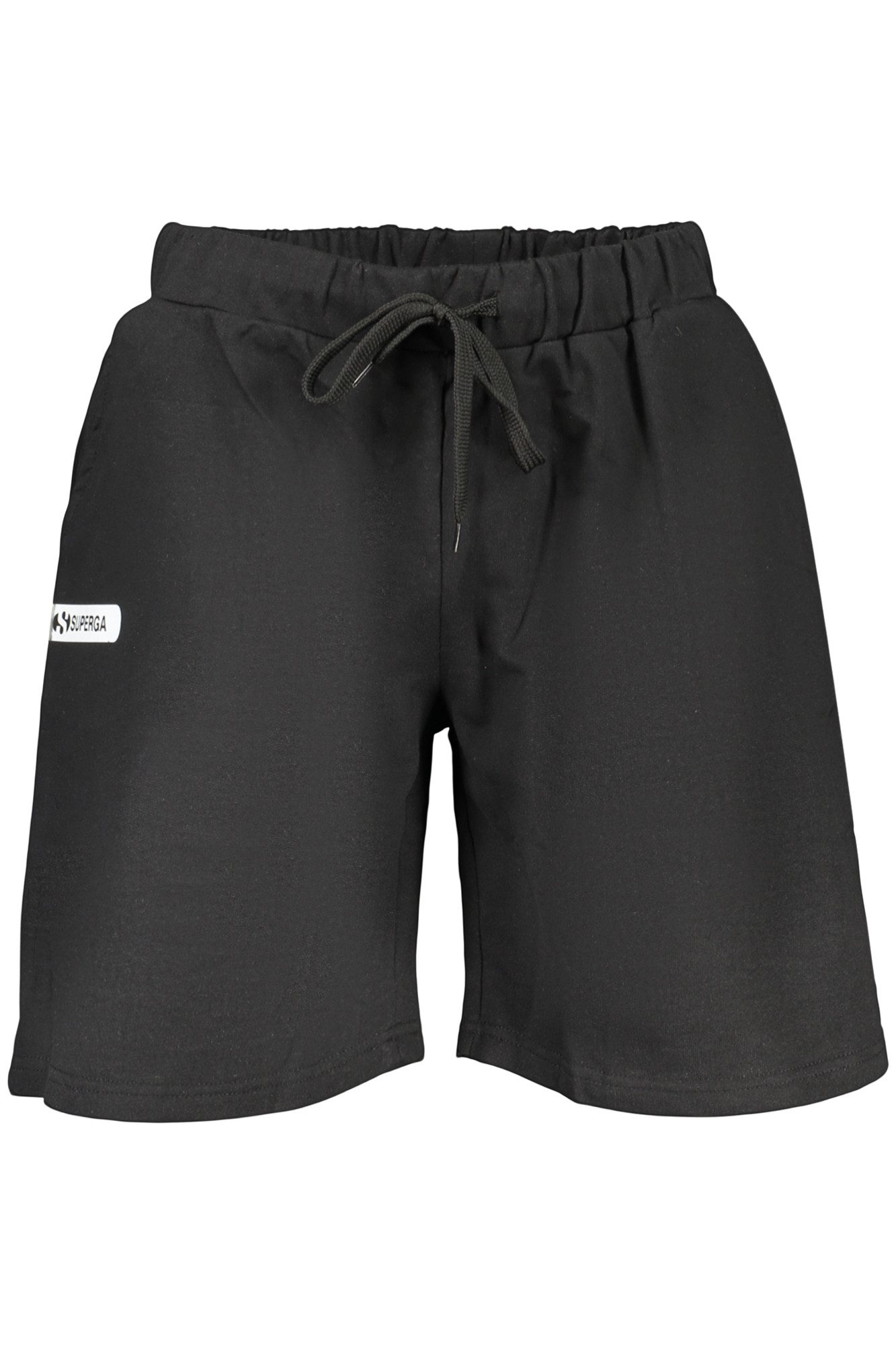 Superga 5-Pocket-Hose Kurze Herren-Trainingshose Schwarz: Komfort & Stil mit Taschen