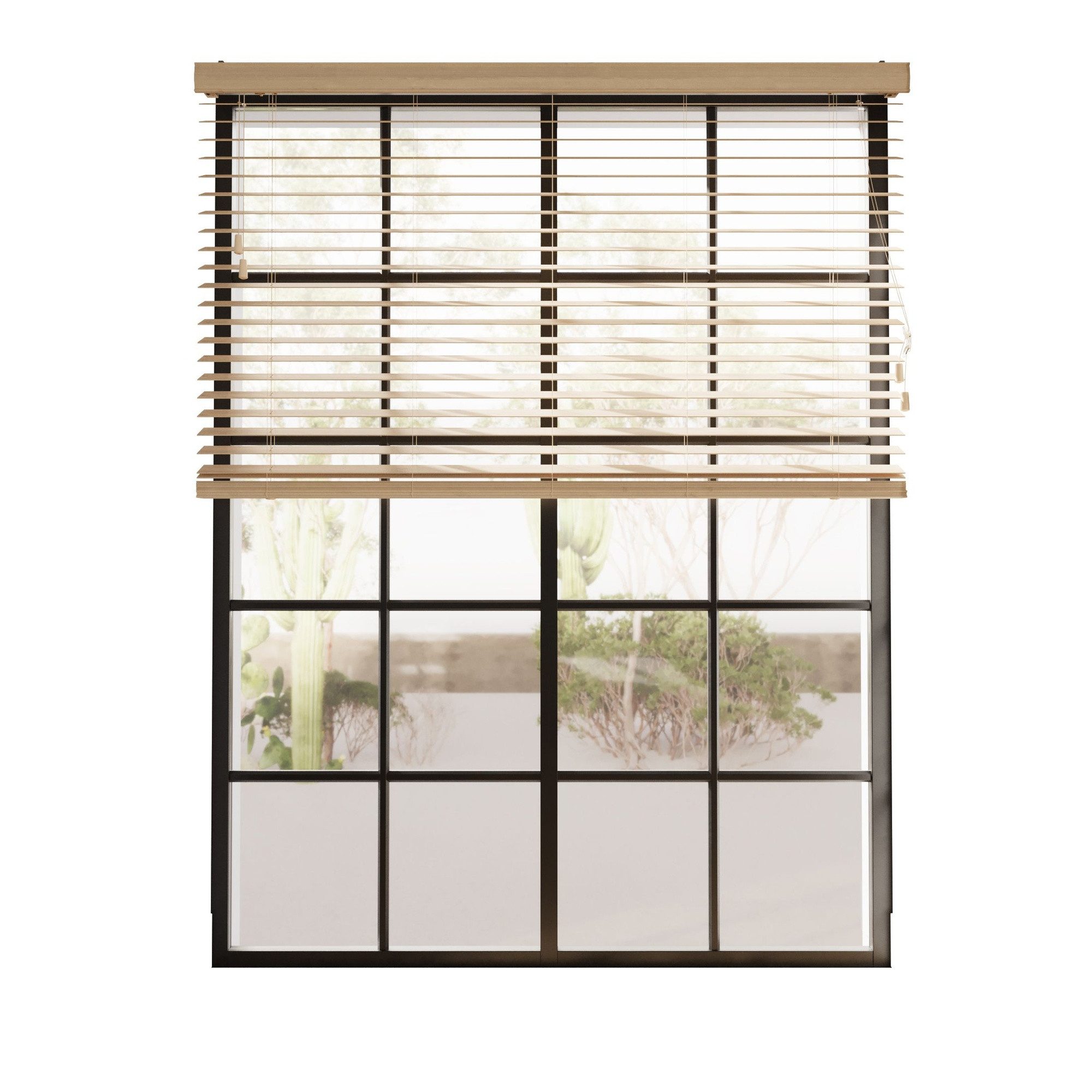 Cocoon Home Jalousie Bambus Jalousie inklusive Montagematerial, Cocoon Bambus Jalousien 50 x 130 cm - 50mm Lamellen - Naturel