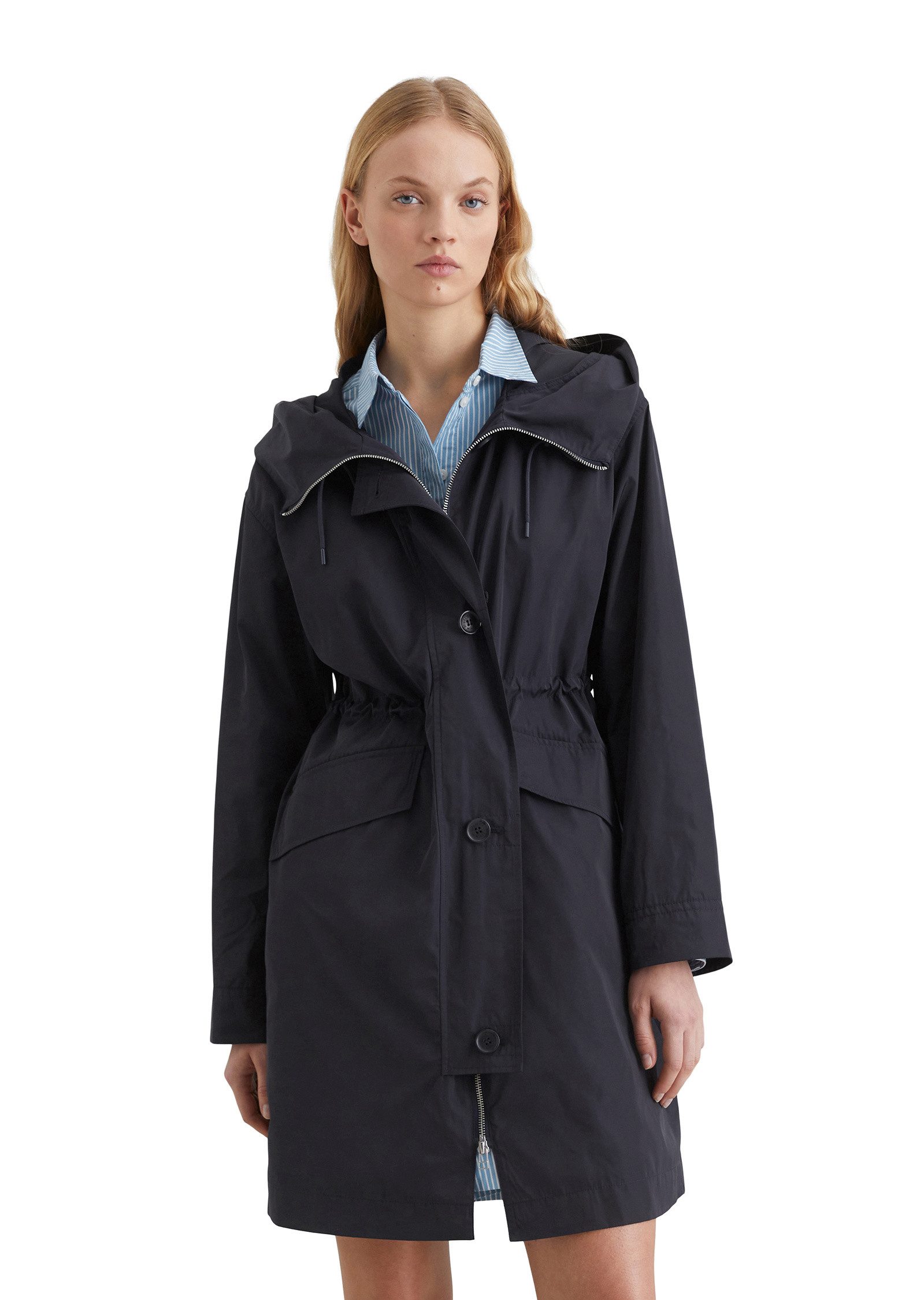 Marc O'Polo DENIM Trenchcoat aus wasserabweisendem Polyester