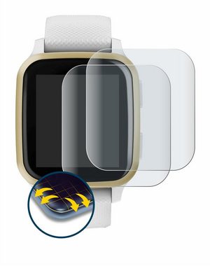 BROTECT Full-Screen Schutzfolie für Garmin Venu Sq, Displayschutzfolie, 2 Stück, 3D Curved matt entspiegelt Full-Screen Anti-Reflex