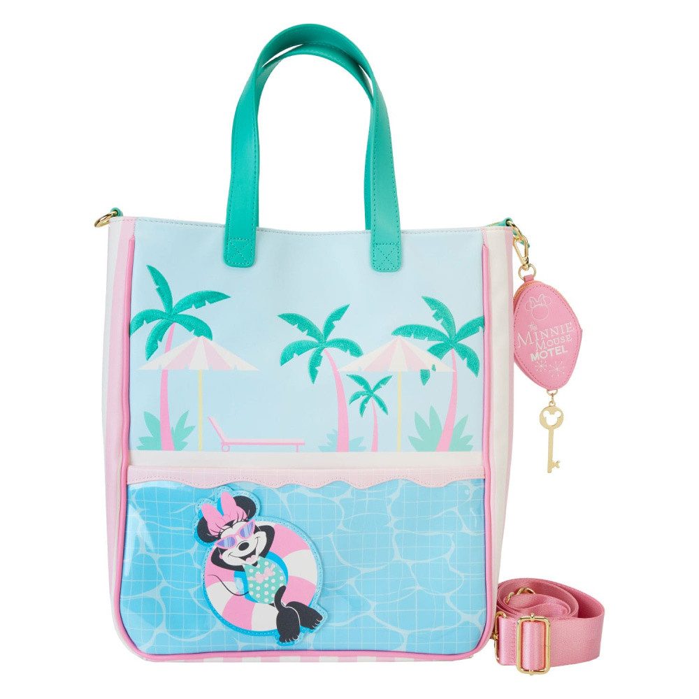Loungefly Rucksack Disney by Loungefly Tragetasche mit Geldbeutel Minnie Mouse Vacation S