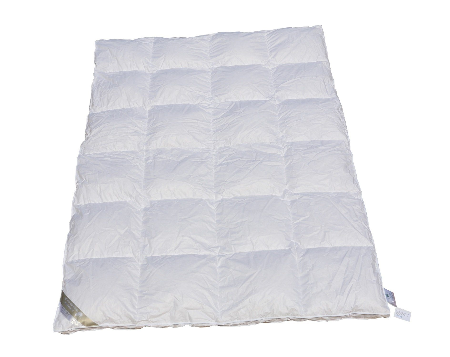 Betten Hofmann 4-Jahreszeitenbett Betten Hofmann TRAUM Daunendecke mit Außensteg 4x6 155x220 100% Daunen, Füllung: 100% Daunen, Bezug: 100% Baumwolle, warme Ganzjahresdecke, mit Außensteg, made in Germany