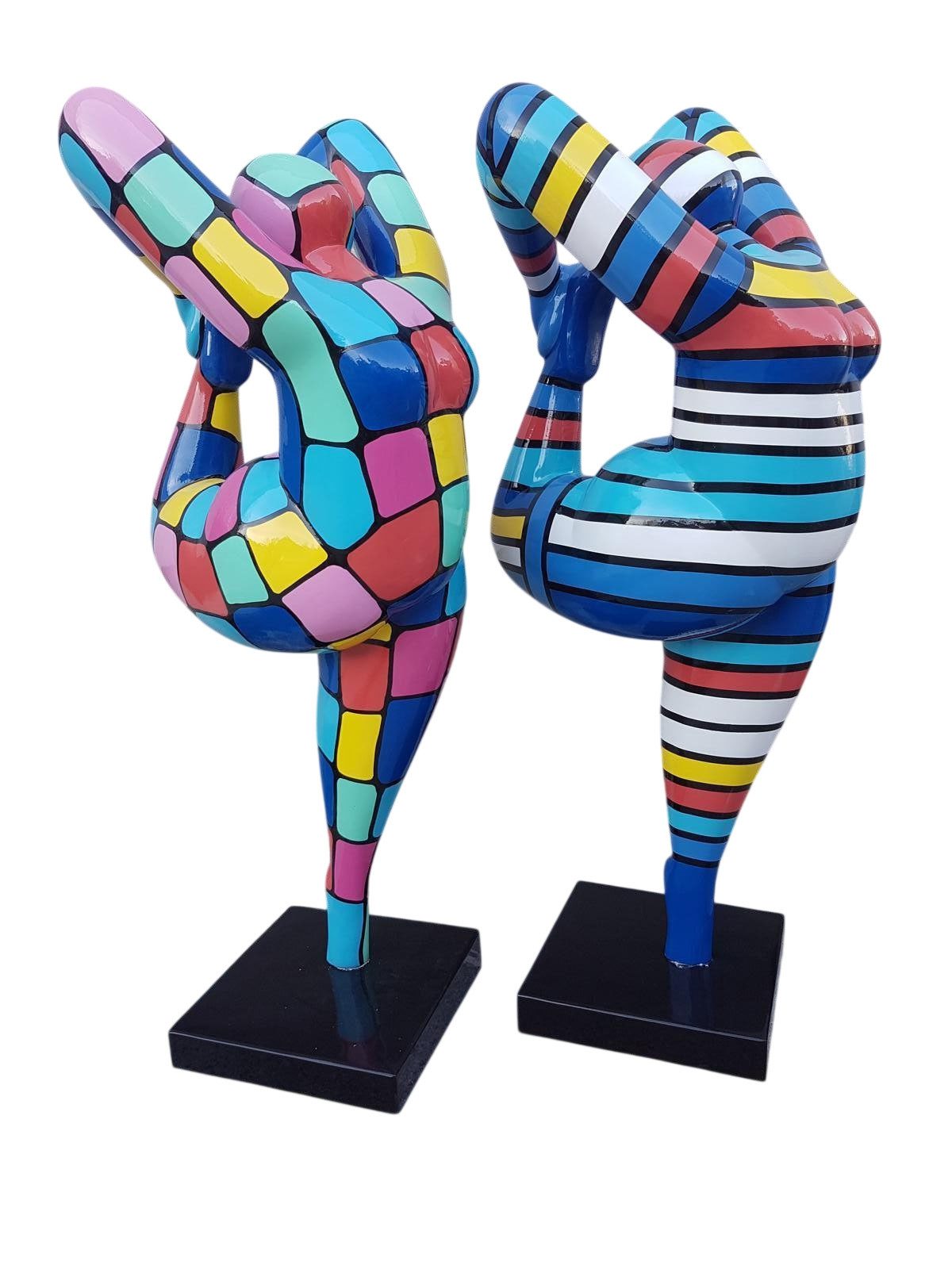 Xlmoebel Dekofigur Abstrakte Deko Figur Skulptur 200cm Neu P23, Made in Europa